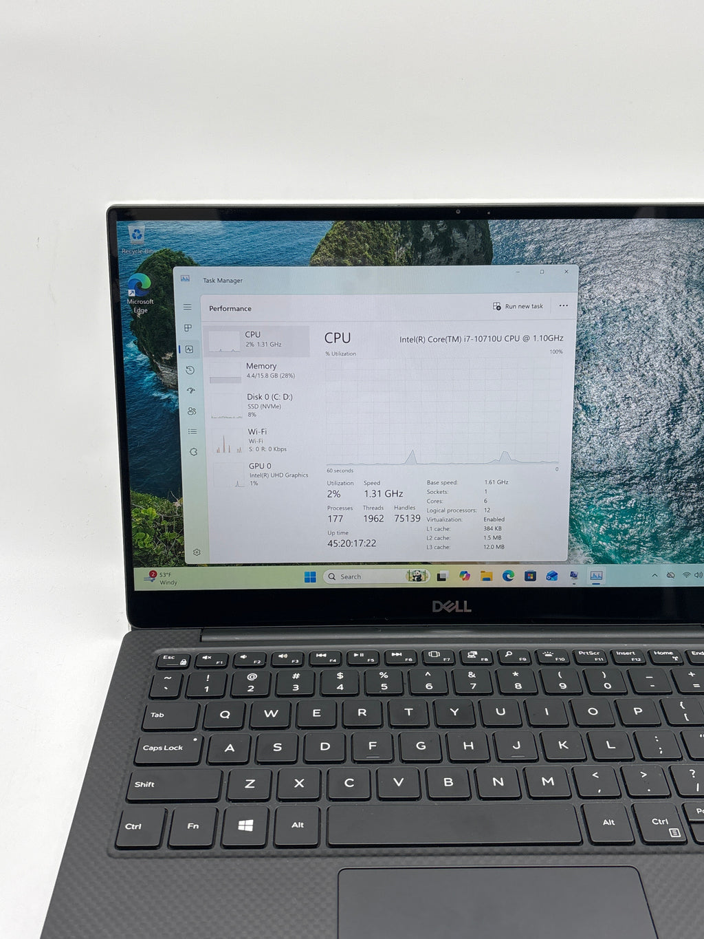 Dell XPS 13 7390 i7-10710U 16GB RAM 512GB SSD - Used