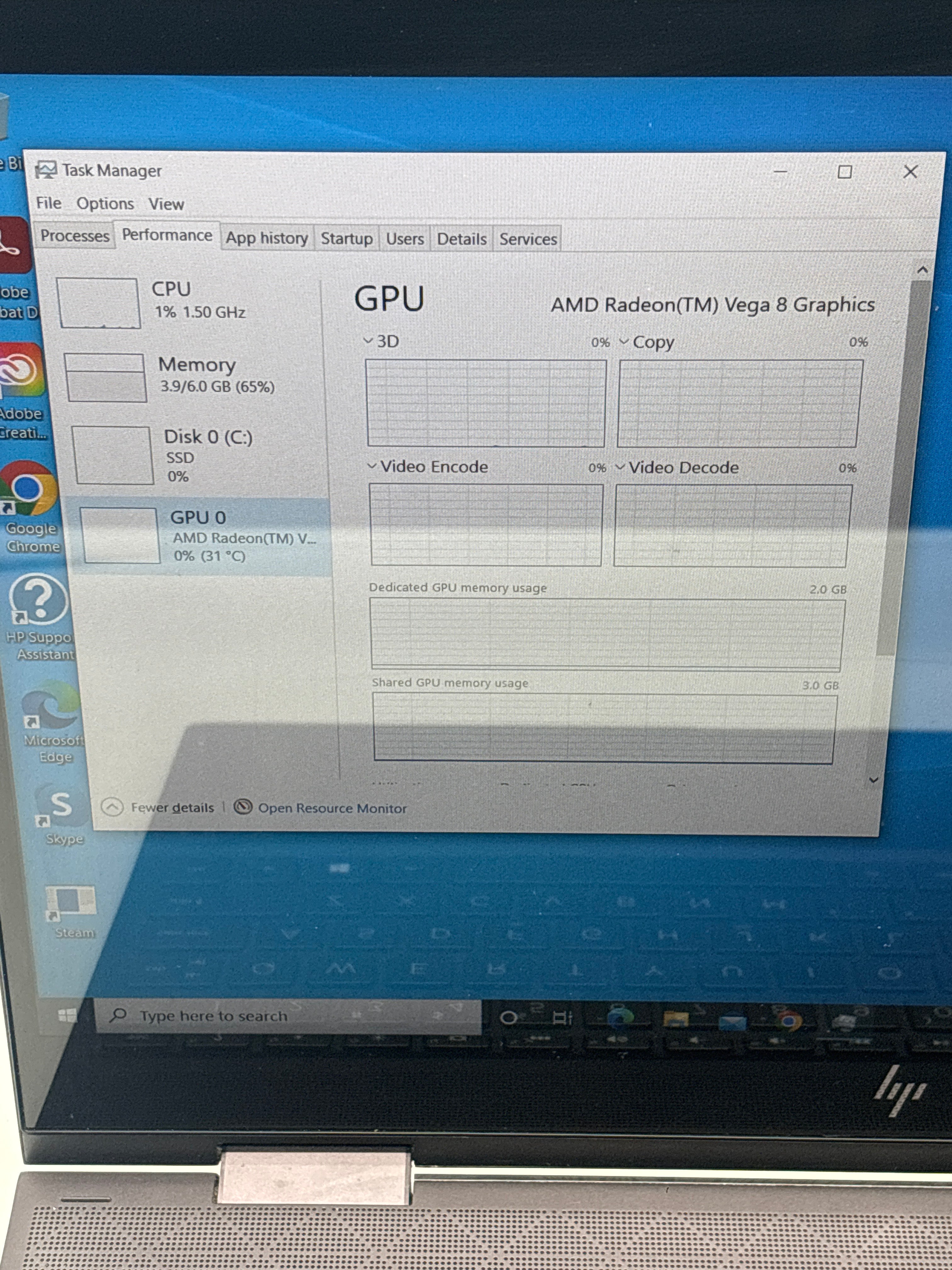 HP 15M-CP0011DX AMD Ryzen 5 8GB RAM 128GB SSD Purple