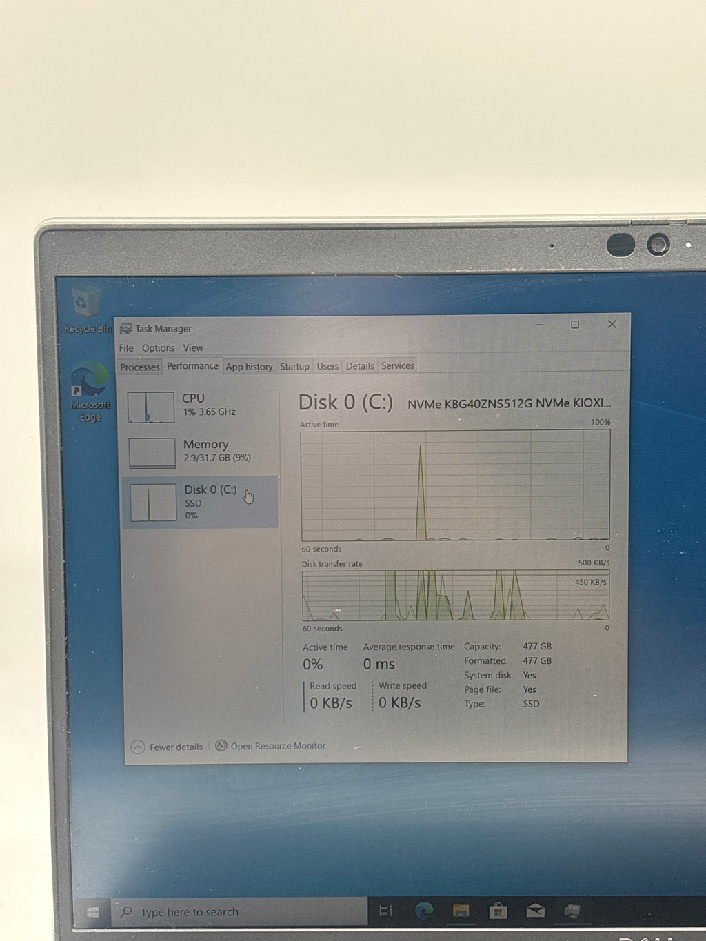 Dell Latitude 5520 15.6" i7-1185G7 32GB RAM 512GB SSD Silver