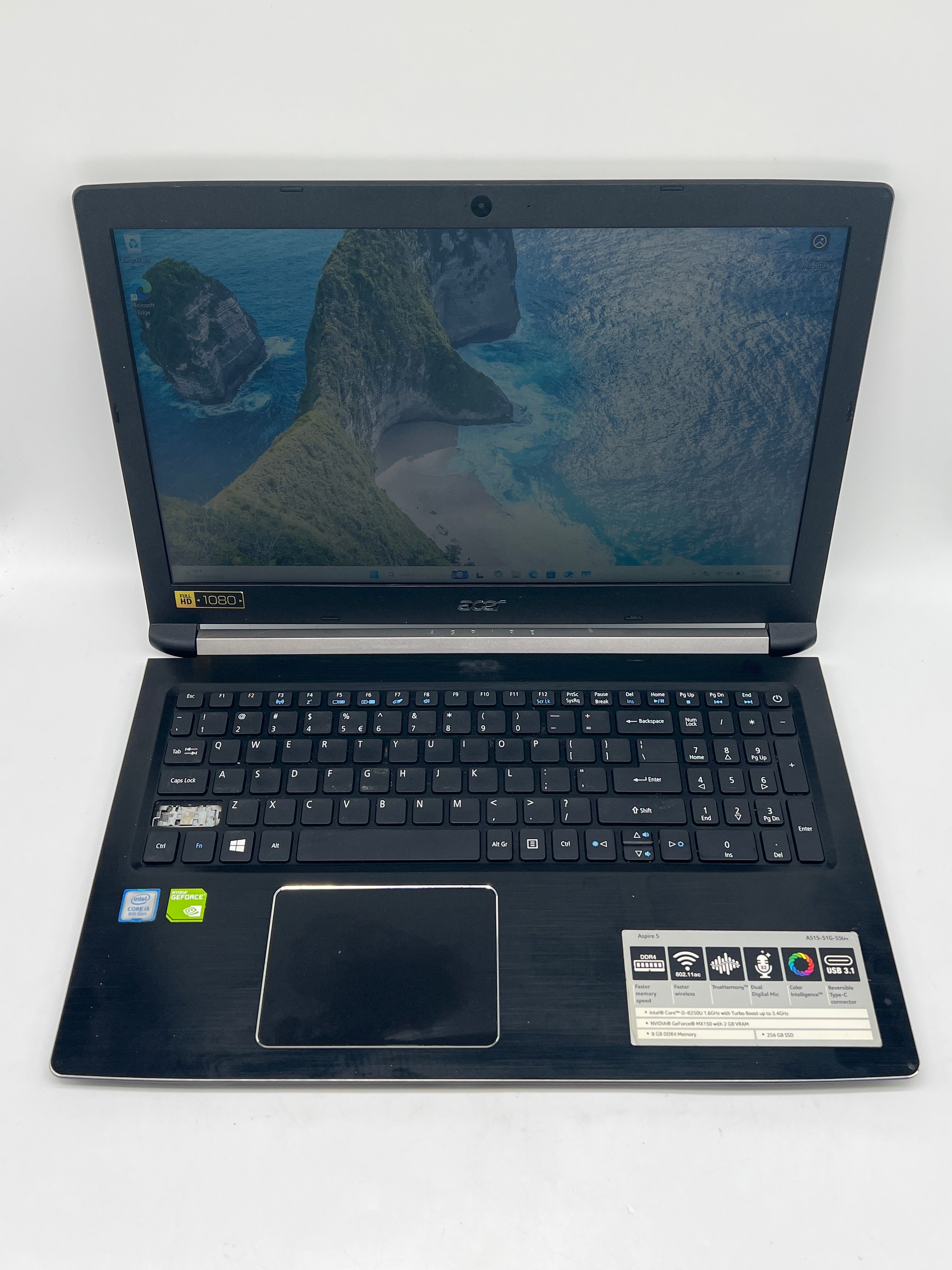 Acer Aspire A515-51G i5-8250u 8GB RAM 256GB SSD GeForce MX150 - For Parts (Read)