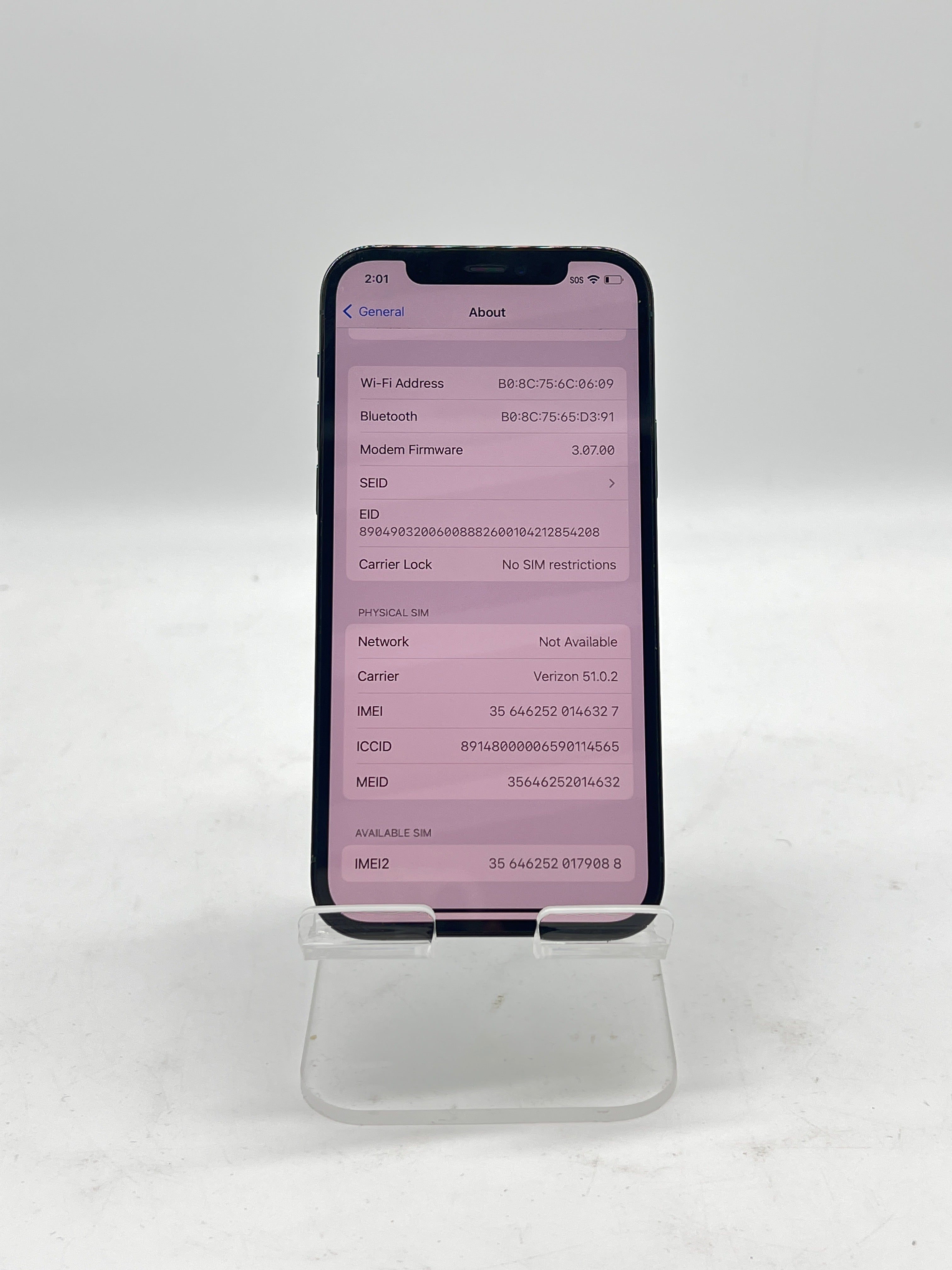 Apple iPhone 12 Pro 256GB Unlocked Blue - Used