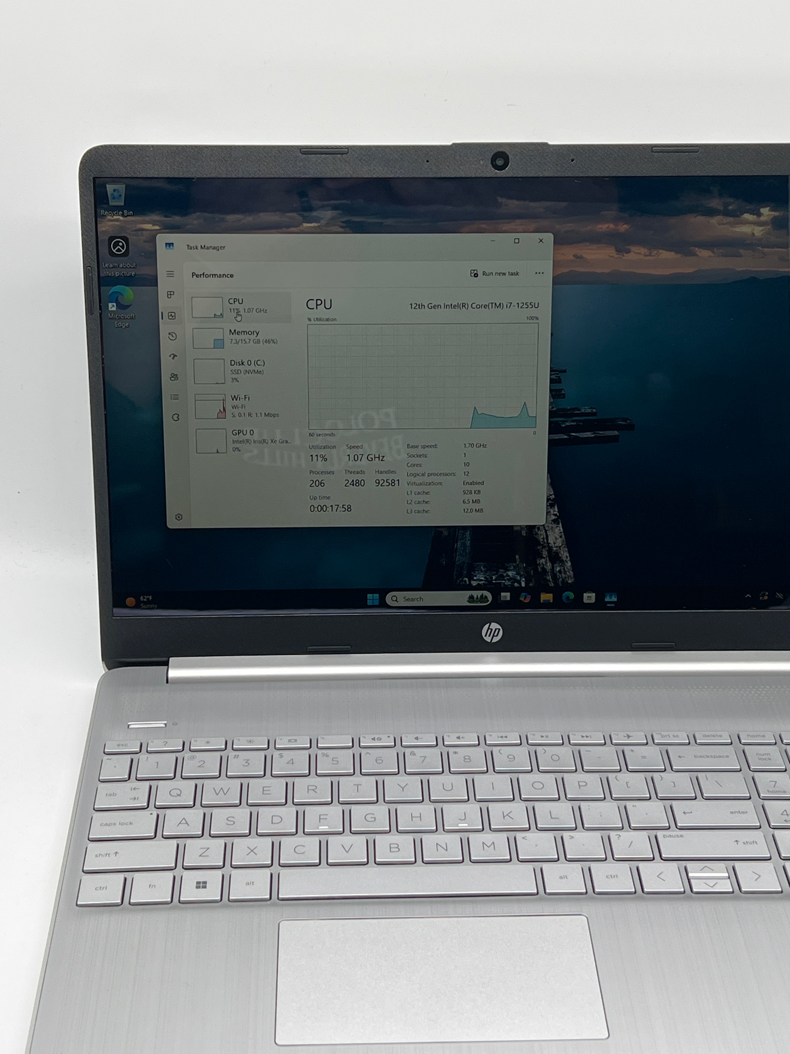 HP Laptop 15-dy5xxx i7-1225u 16GB RAM 512GB SSD Touch - Used