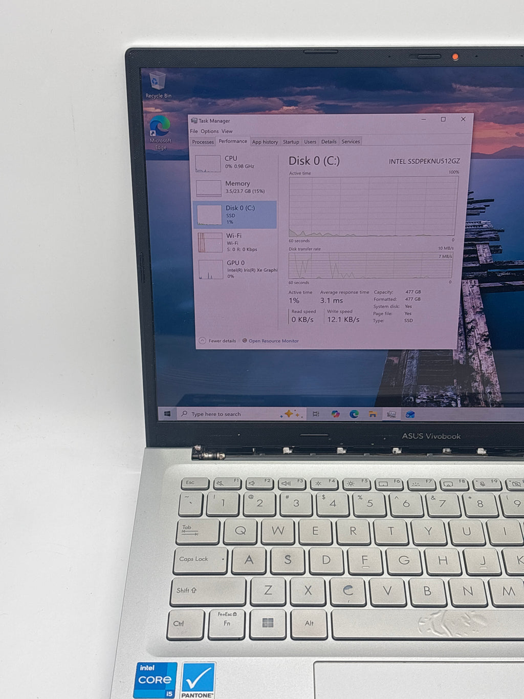 Asus VivoBook A1403Z i5-12500H 24GB RAM 512GB SSD - For Parts (Read DESC)
