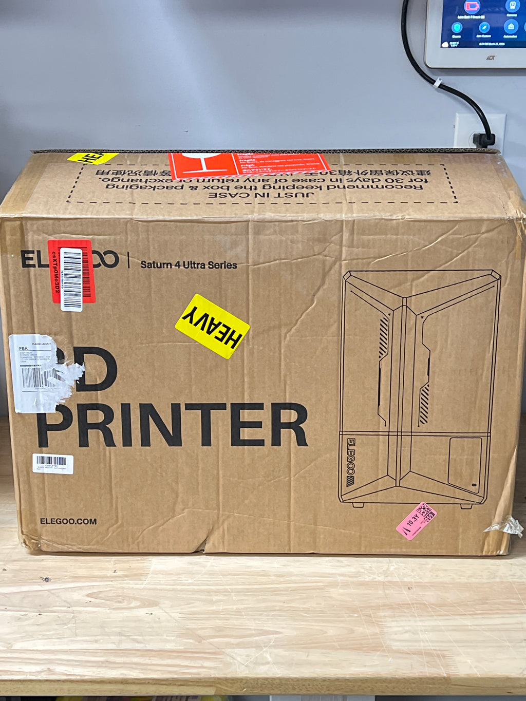 ELEGOO Saturn 4 Ultra Series 16K Resin LCD 3D Printer - New In Box