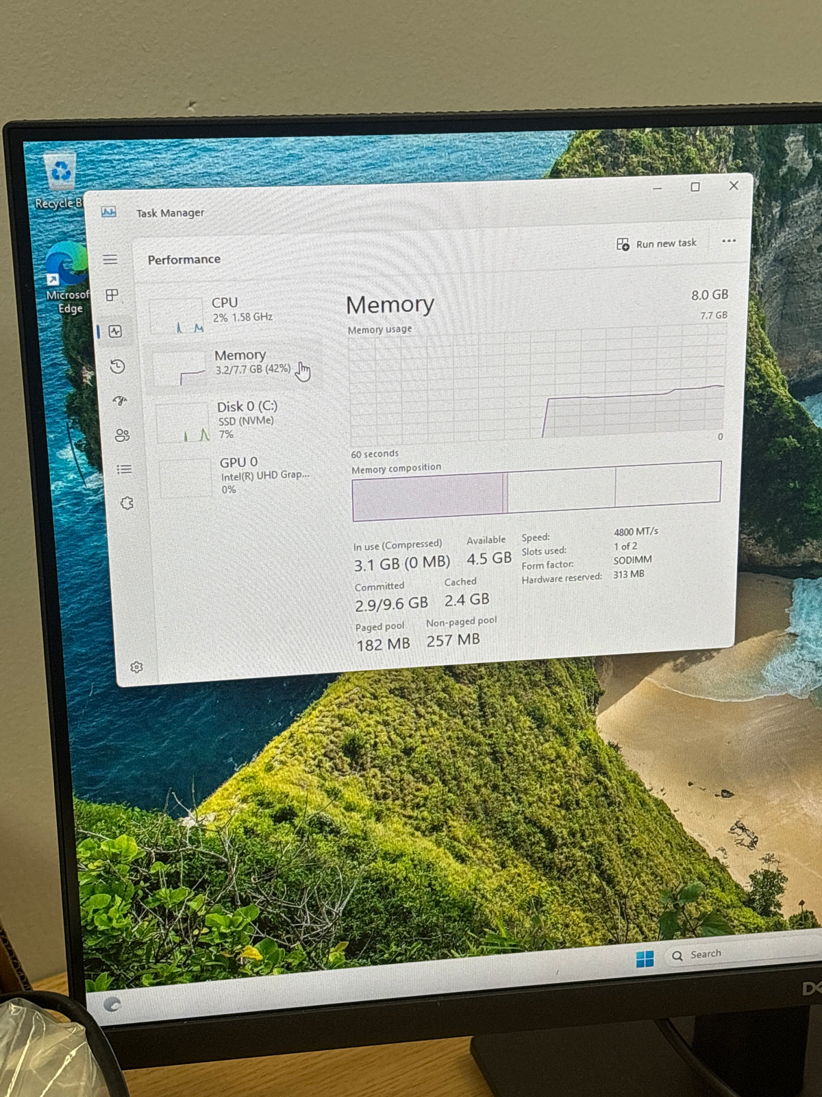 Dell OptiPlex 3000 Micro i5-14500T 8GB RAM 256GB NVMe SSD Black Win11 - Used
