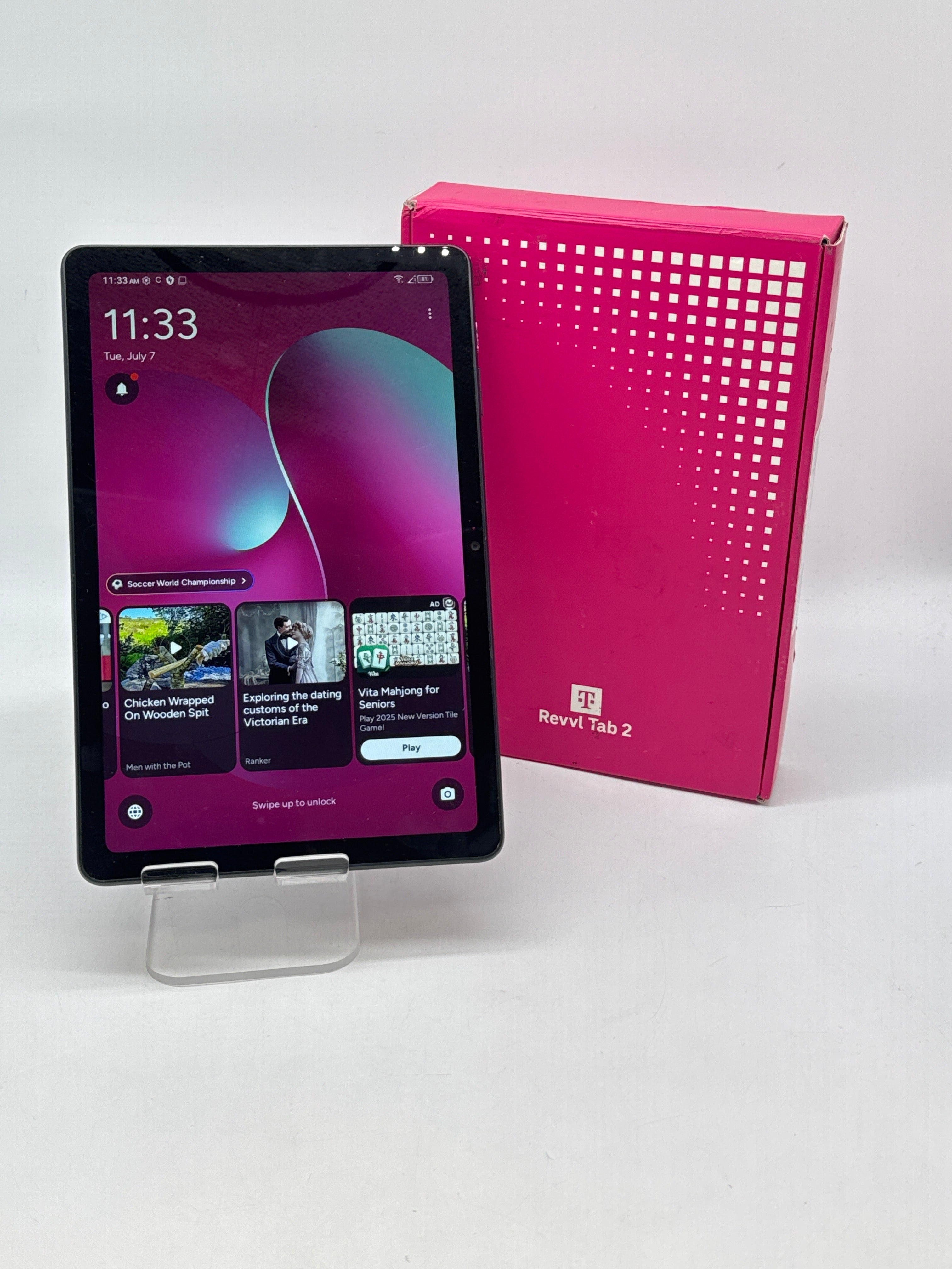 MetroPcs Revvl TAB 2 64GB Wi-Fi Cellular Tablet - Used With Box