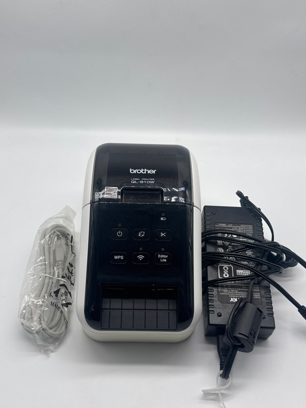 Brother QL-810W Label Printer Wireless Networking Black/White - Used