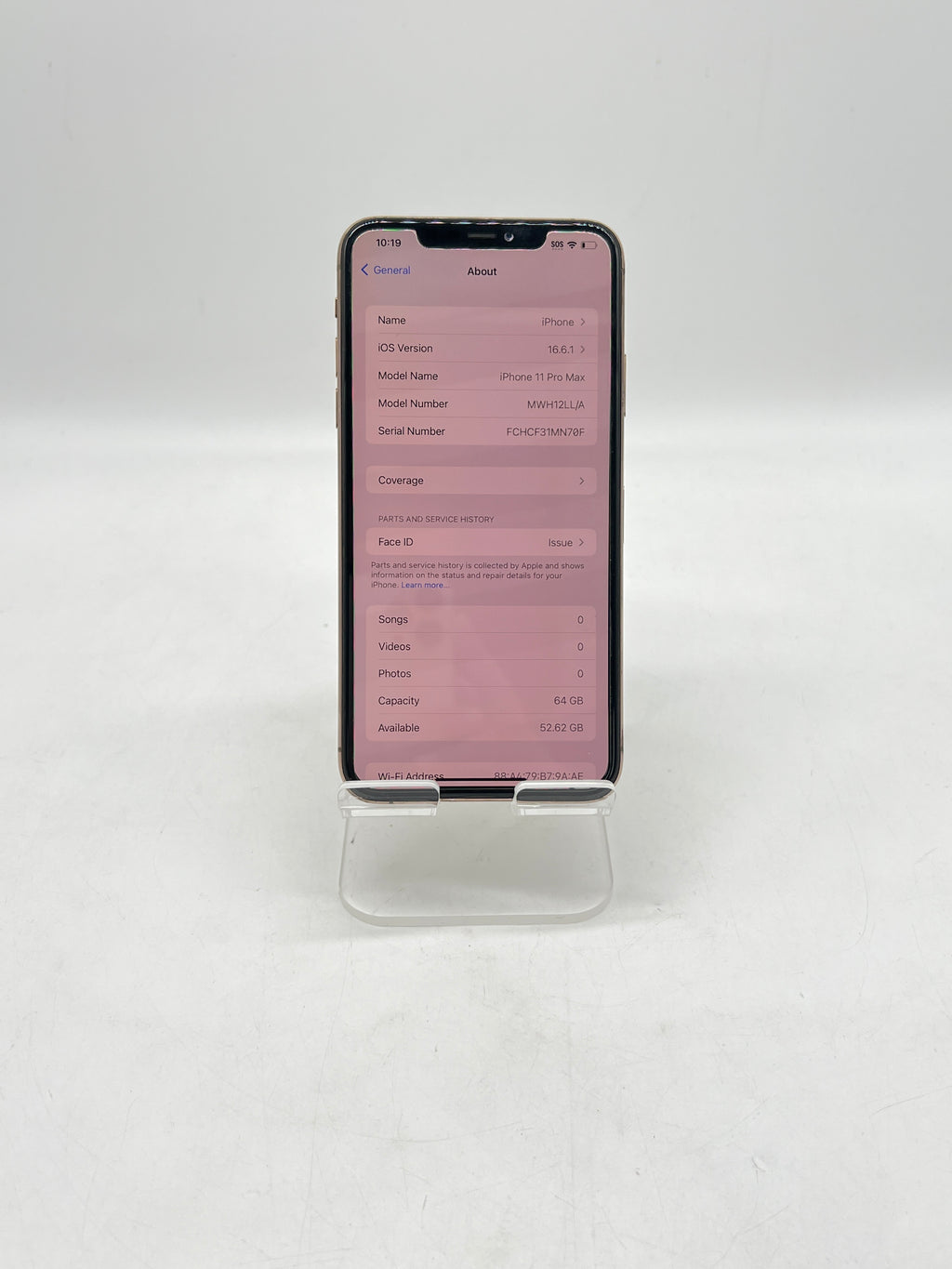Apple iPhone 11 Pro Max 64GB Factory Unlocked - Bad Face ID