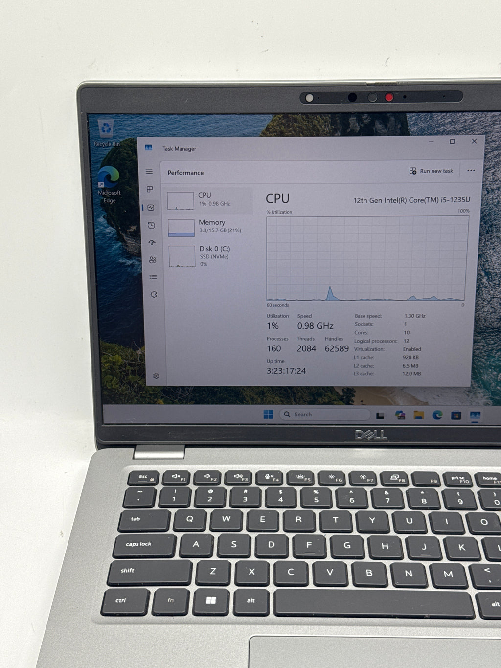 Dell Latitude 5430 14" Core i5-1235U 16GB RAM 256GB SSD Gray - Used
