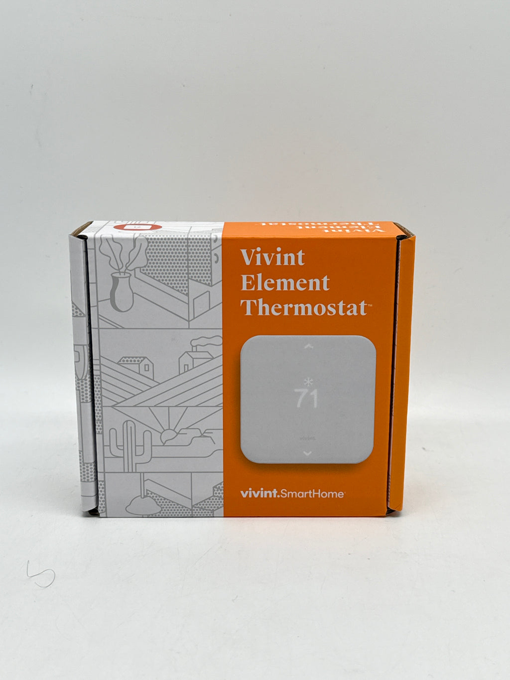 Vivint Smart Thermostat VS-ELEM02-001 White - New