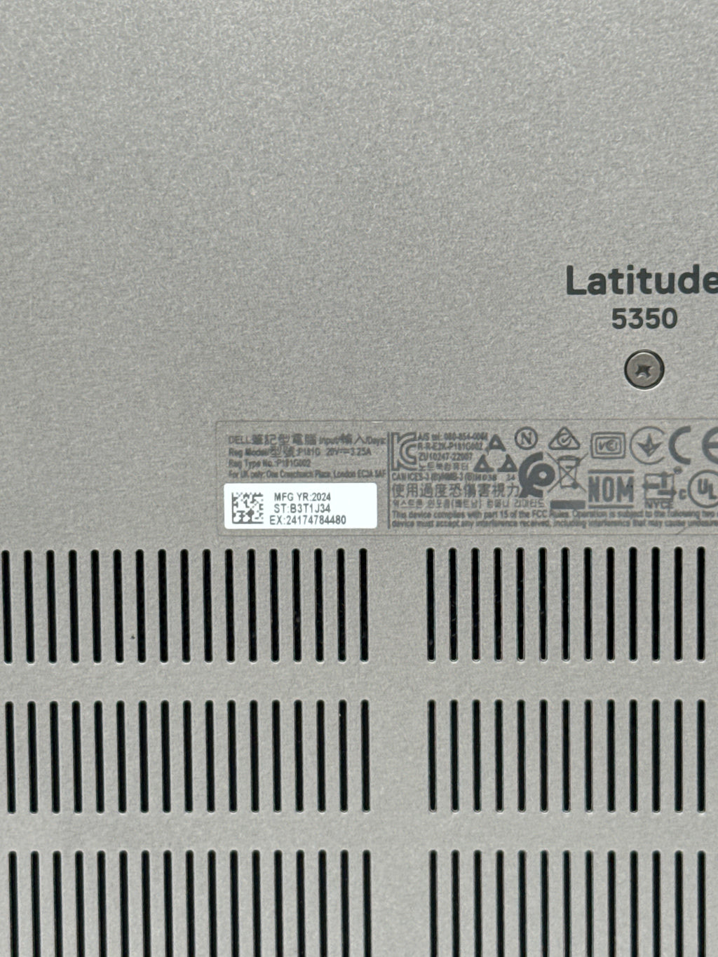 Dell Latitude 5350 Ultra 7 165U 16GB RAM 256GB SSD 13in Remotely - For Parts