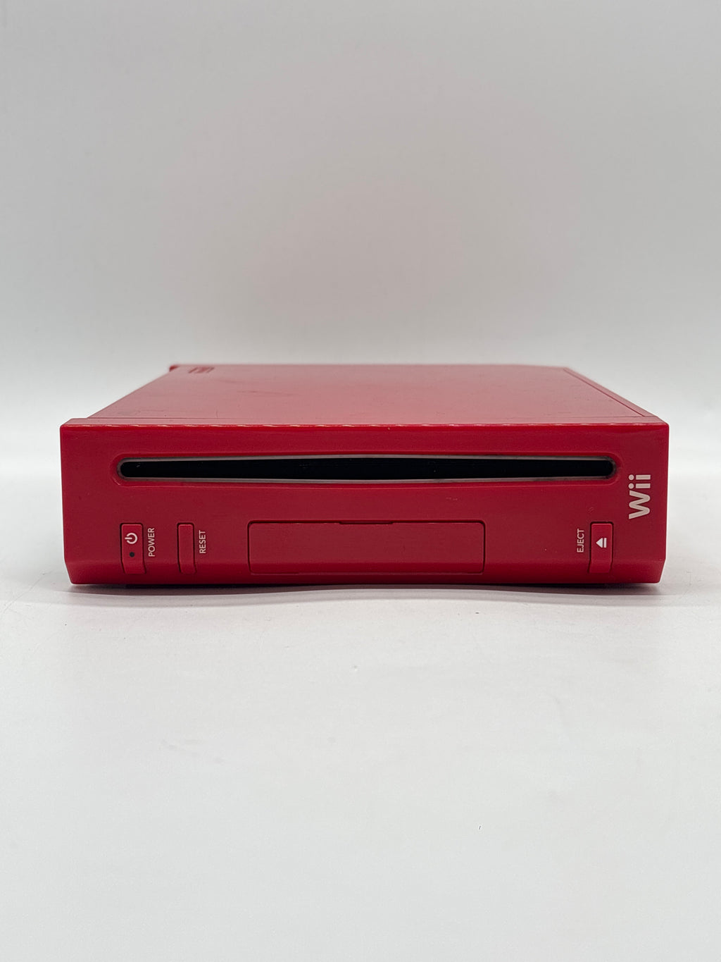 Nintendo Wii Red RVL-001 With 1 Remote Ac Adapter Cables