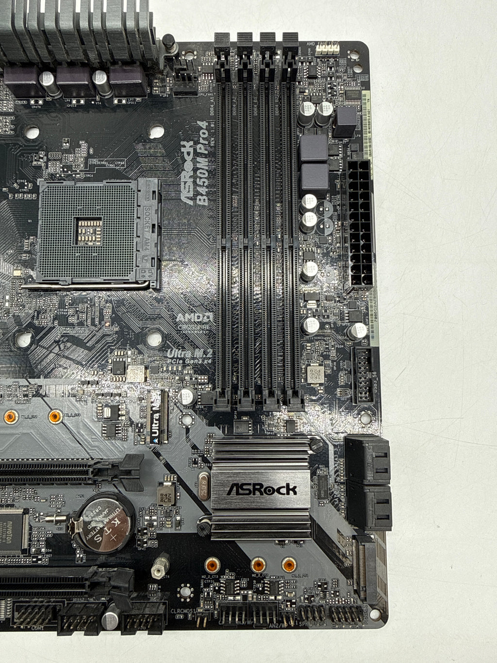 AsRock B450M Pro4 AM4 mATX AMD DDR4 Motherboard