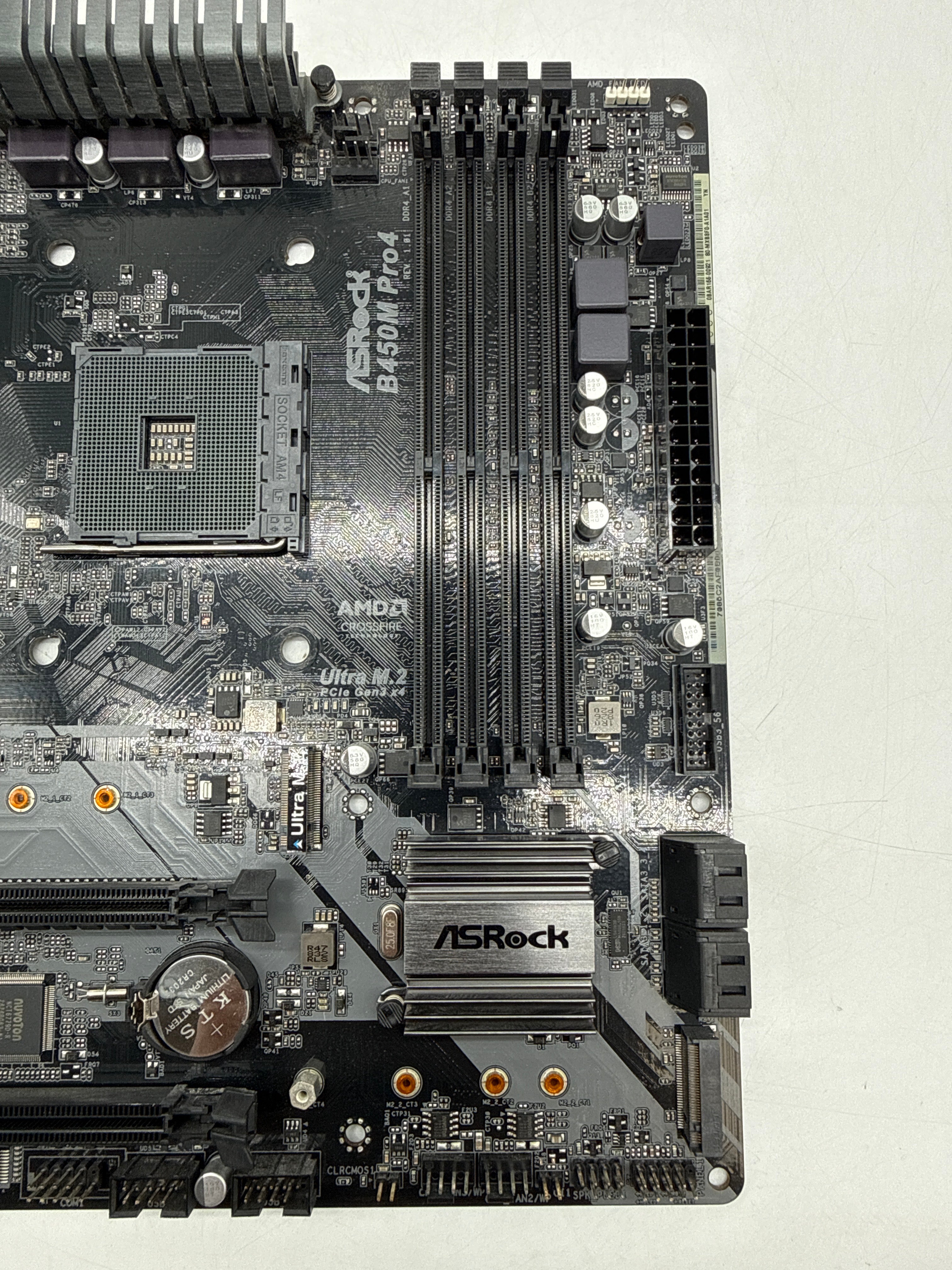 AsRock B450M Pro4 AM4 mATX AMD DDR4 Motherboard