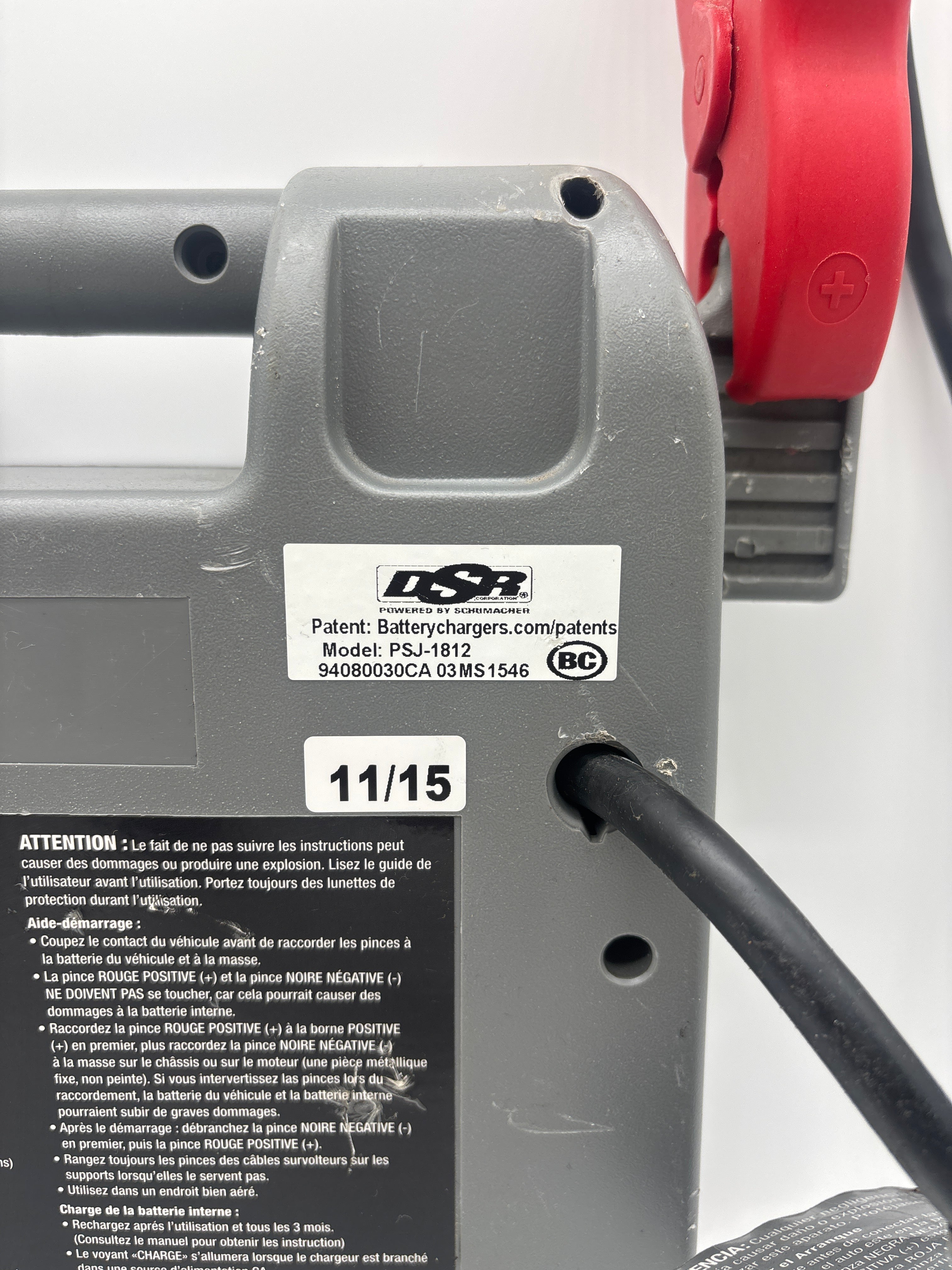 Schumacher Electric DSR ProSeries PSJ-1812 Jump Starter