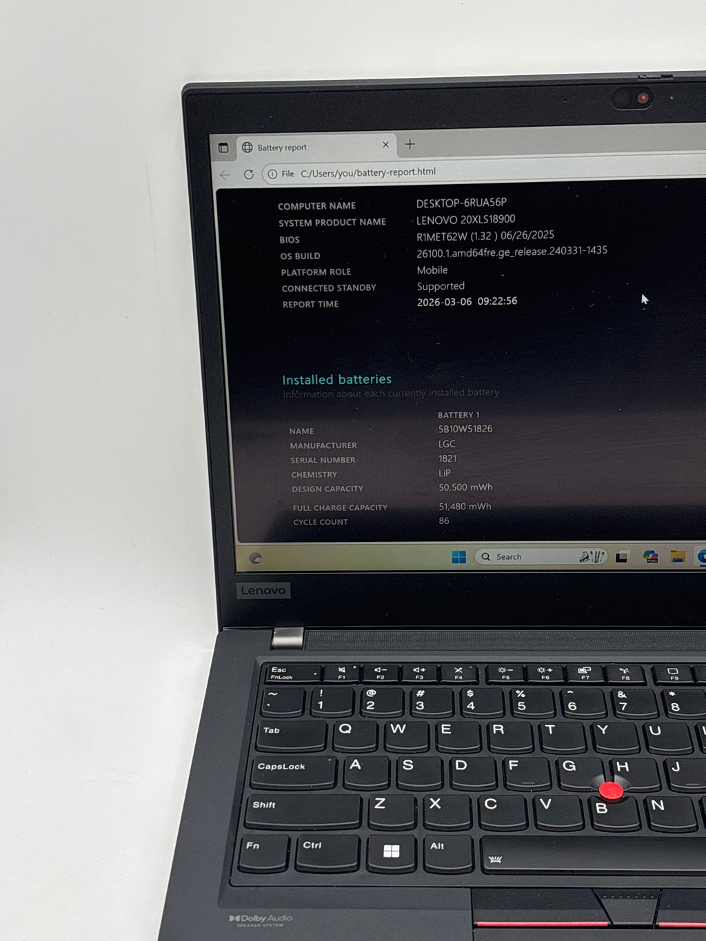 Lenovo ThinkPad T14 Gen 2 Touch Ryzen 7 Pro 5850U 24GB RAM 256GB SSD