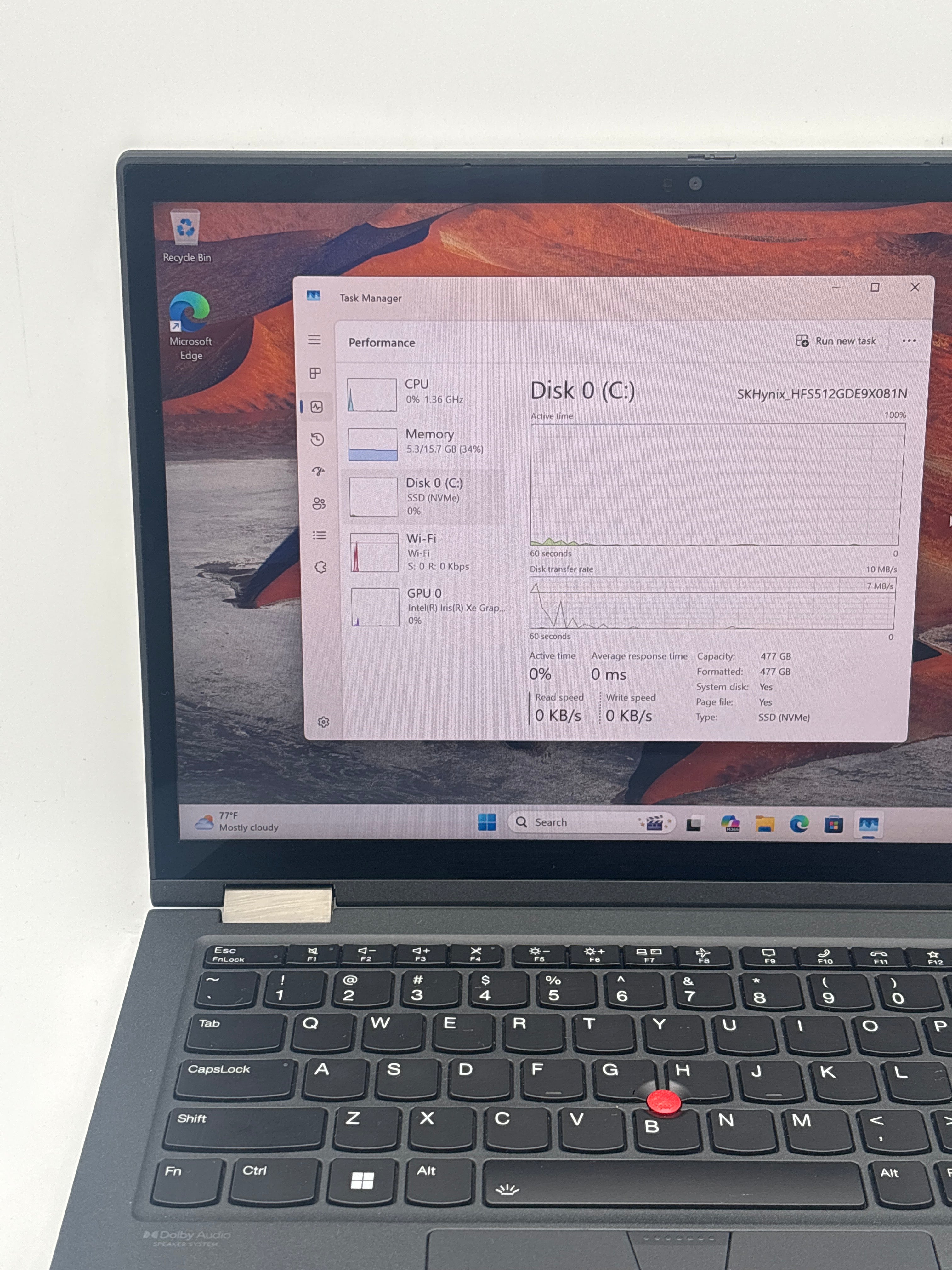 Lenovo ThinkPad X13 Yoga Gen 3 Intel i7-1265U 16GB RAM 512GB SSD
