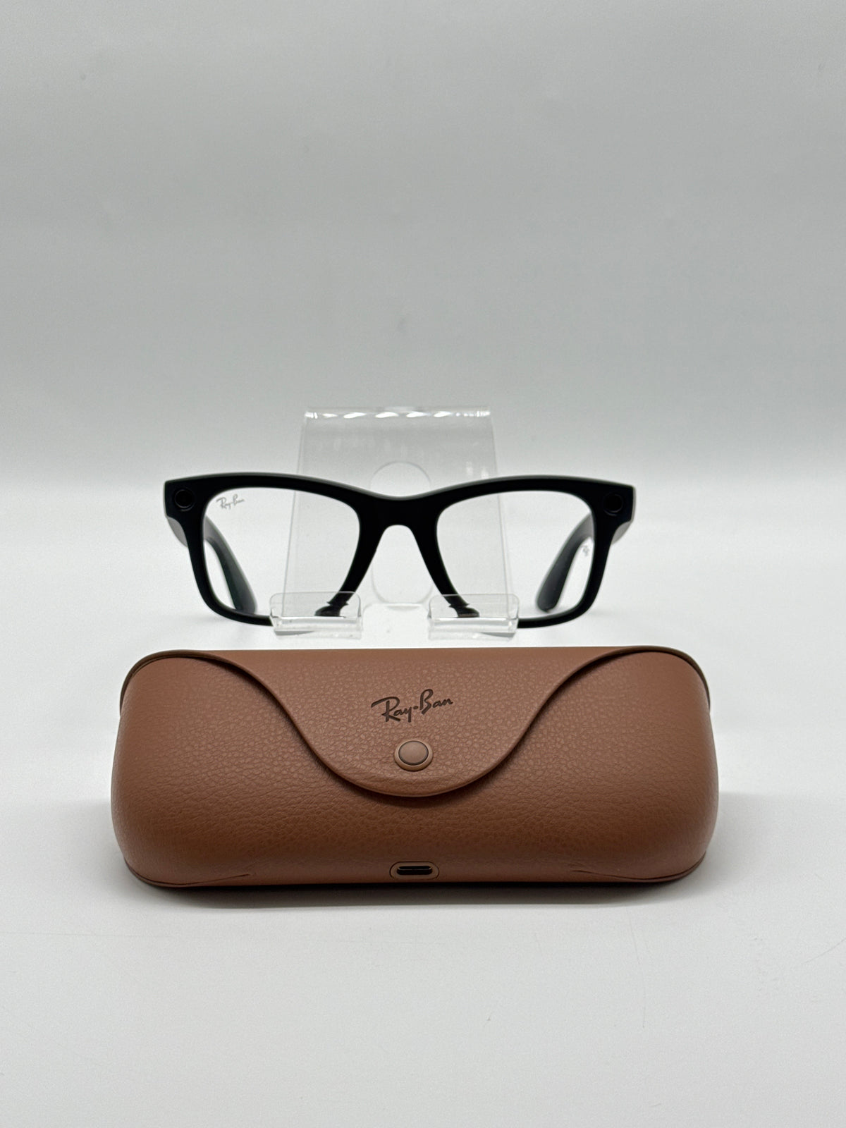 Ray-Ban Meta Wayfarer Gen 2 RW4012 Smart Glasses 32GB Black Clear Frame - Used