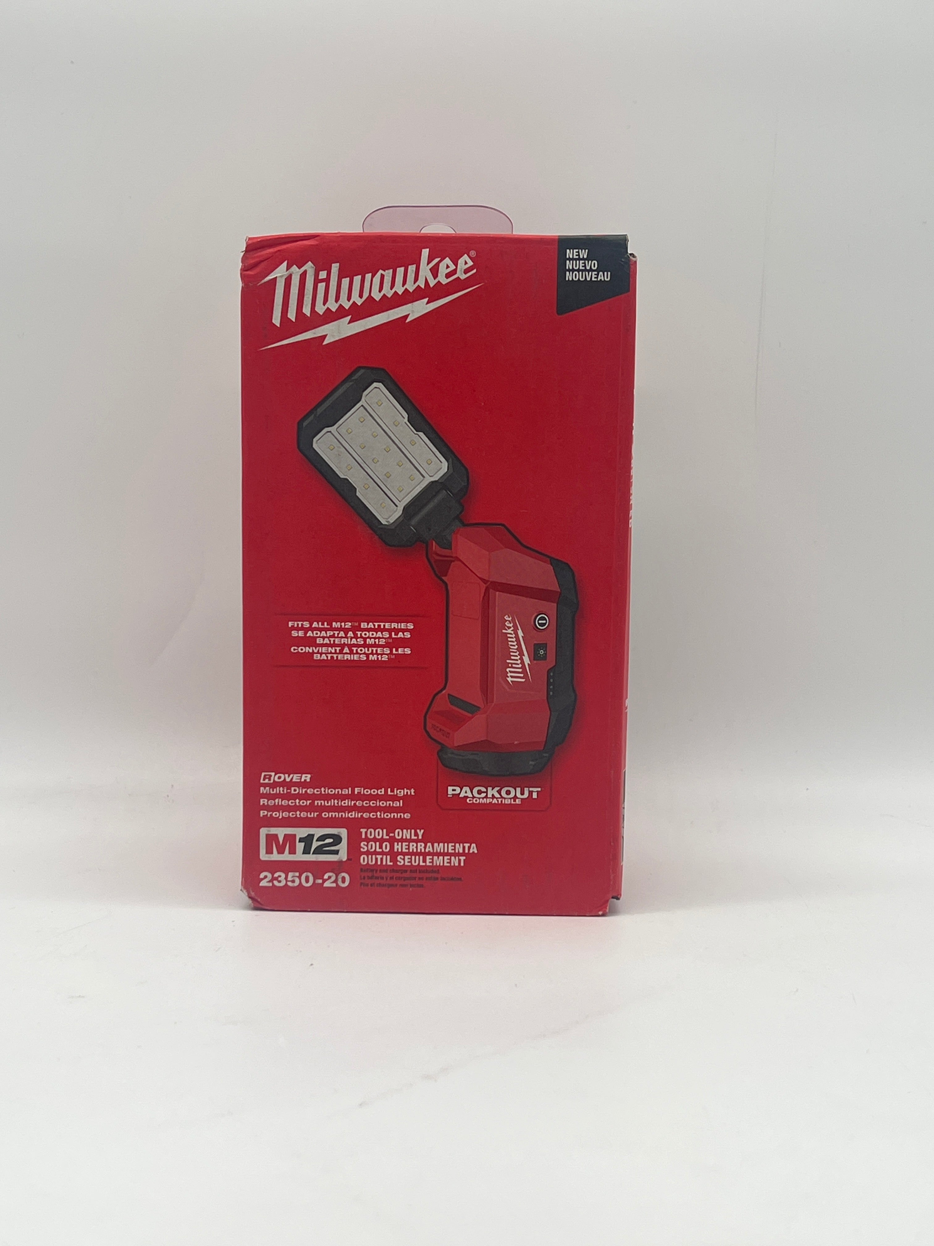 Milwaukee 2350-20 Work Light 12V New In Box Red