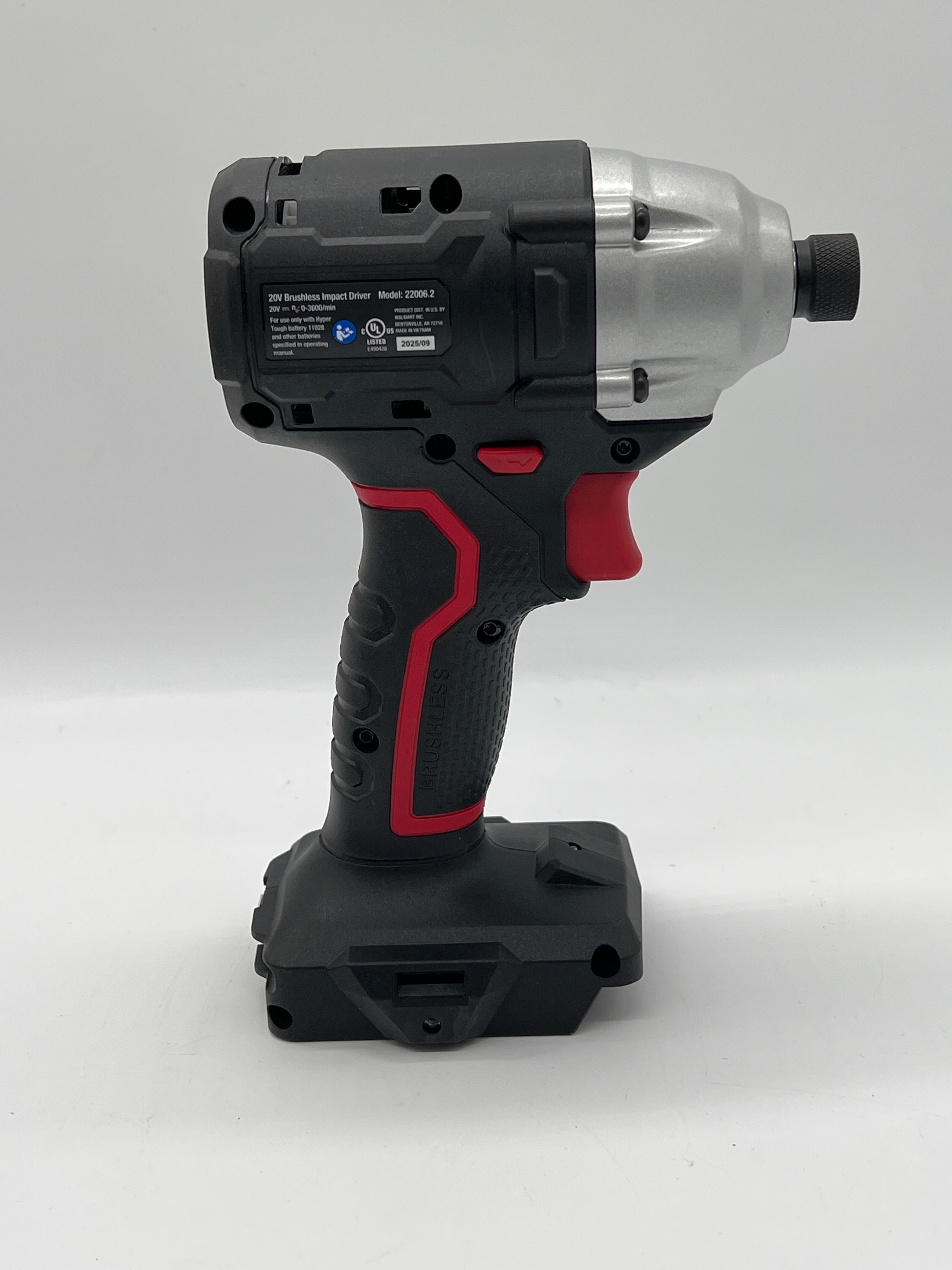 Hyper Tough Brushless Impact Driver with 2.0Ah Lithium-Ion Battery and Charger