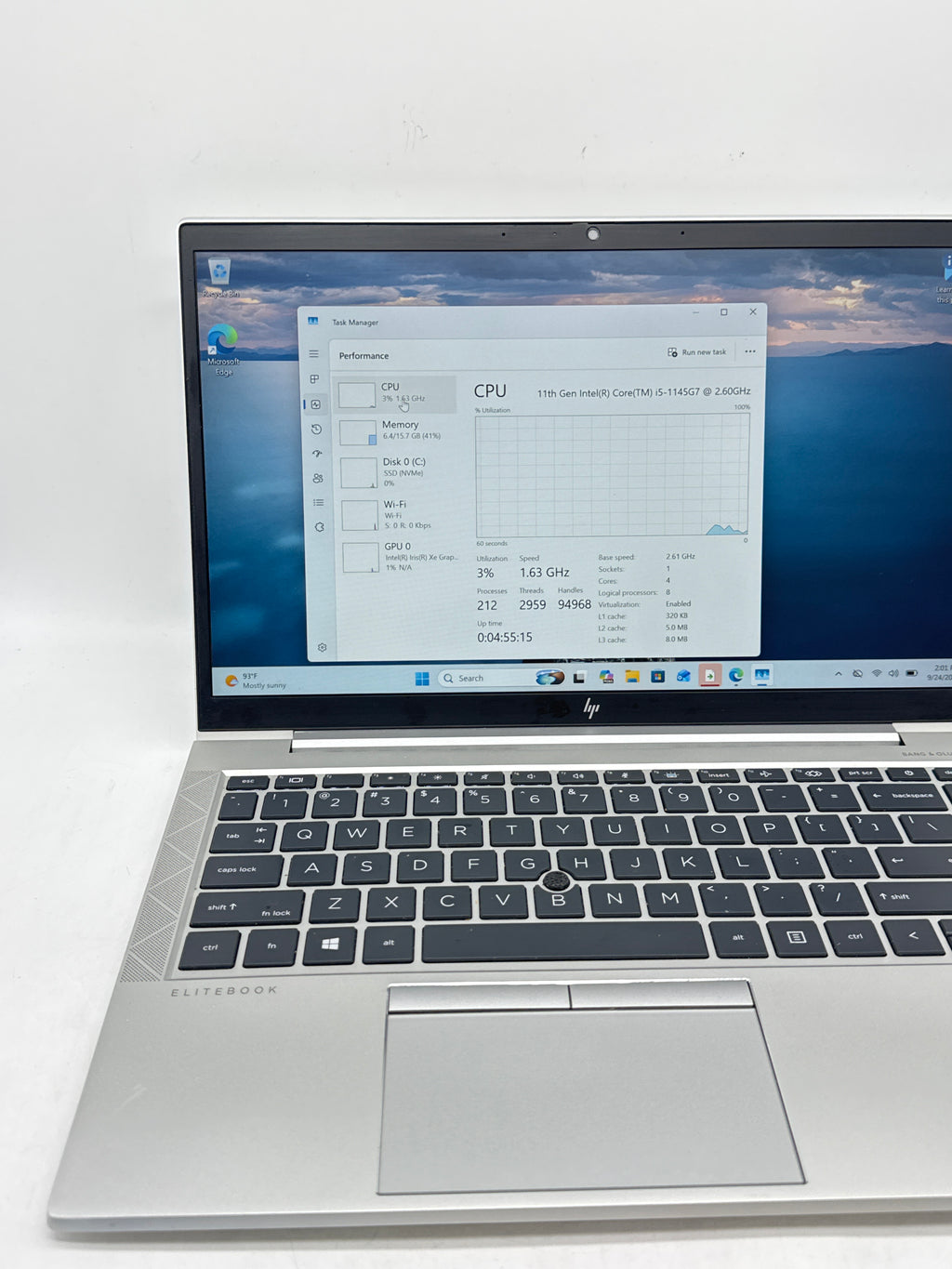 HP EliteBook 840 G8 14" Core i5-1145G7 16GB RAM 256GB SSD - Used