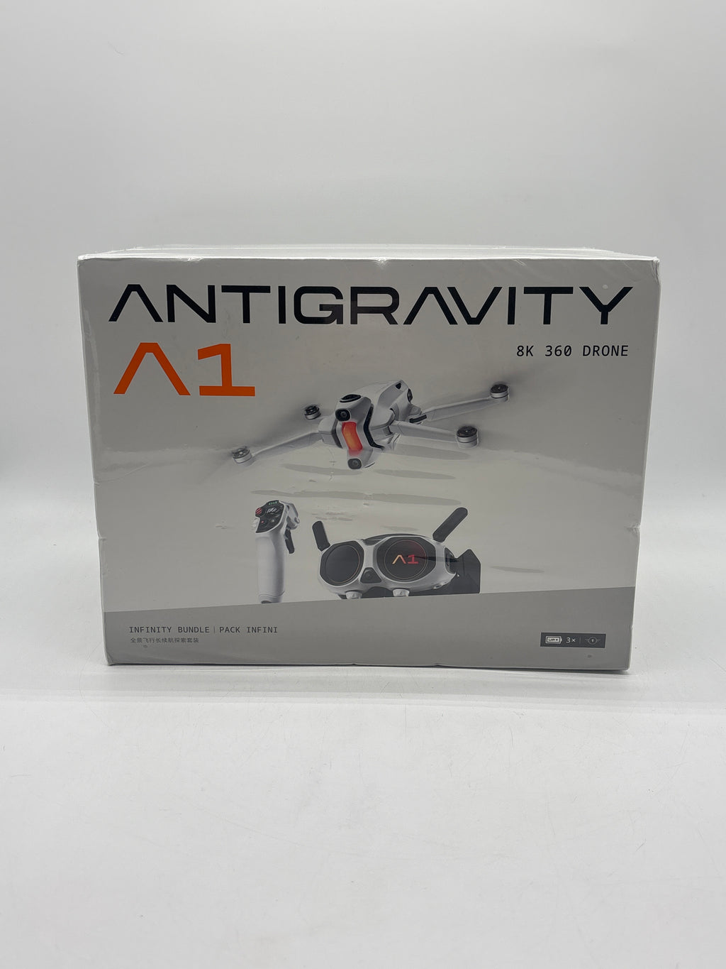 Antigravity A1 Infinity Bundle 8K 360 Drone White - New In Box