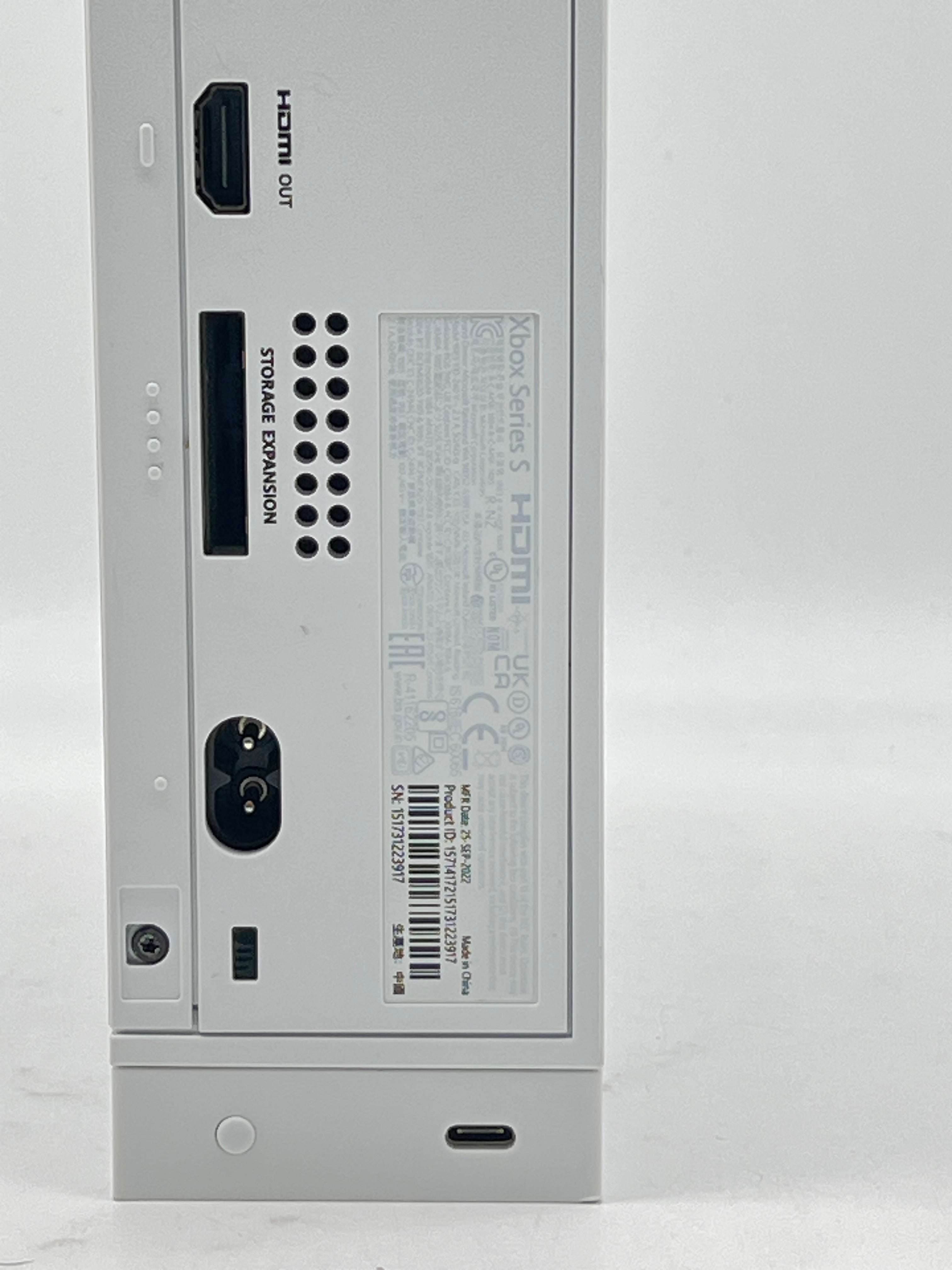 Microsoft Xbox Series S 1883 500GB White Console Controller - Used