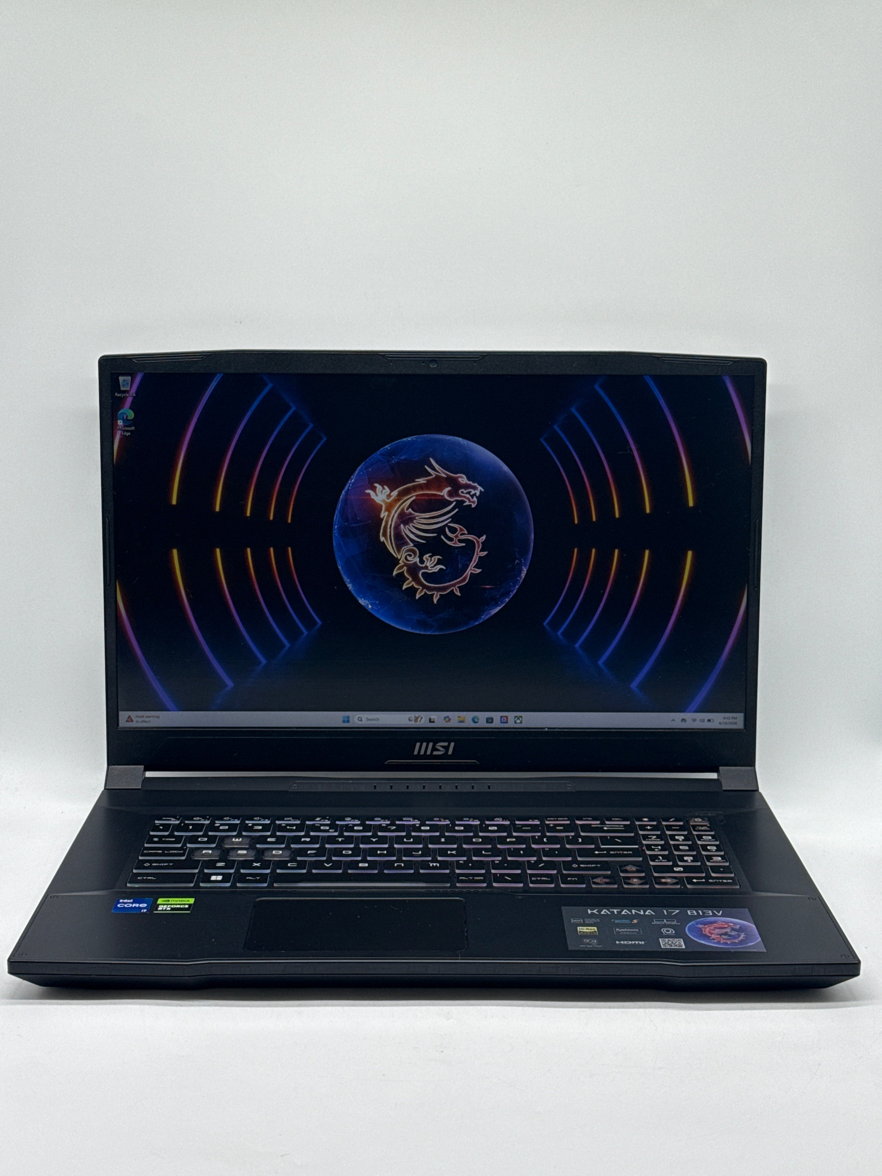 MSI Katana 17 B13V 17.3" Core i7-13620H 32GB 1TB SSD RTX 4060 - Used