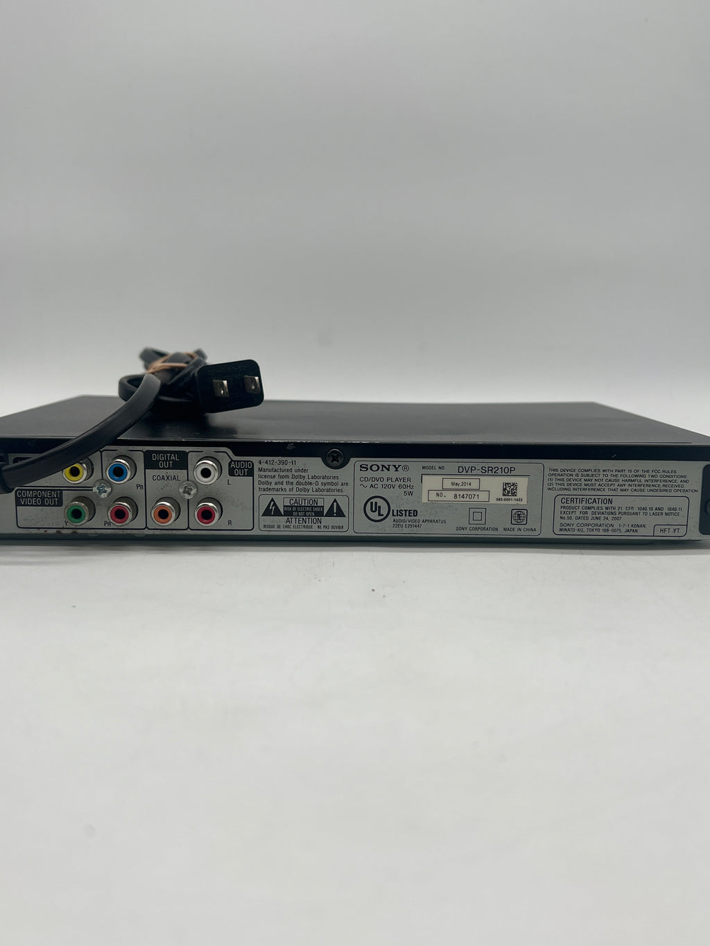 Sony DVR-SP210P CD / DVD Player No remote - Used