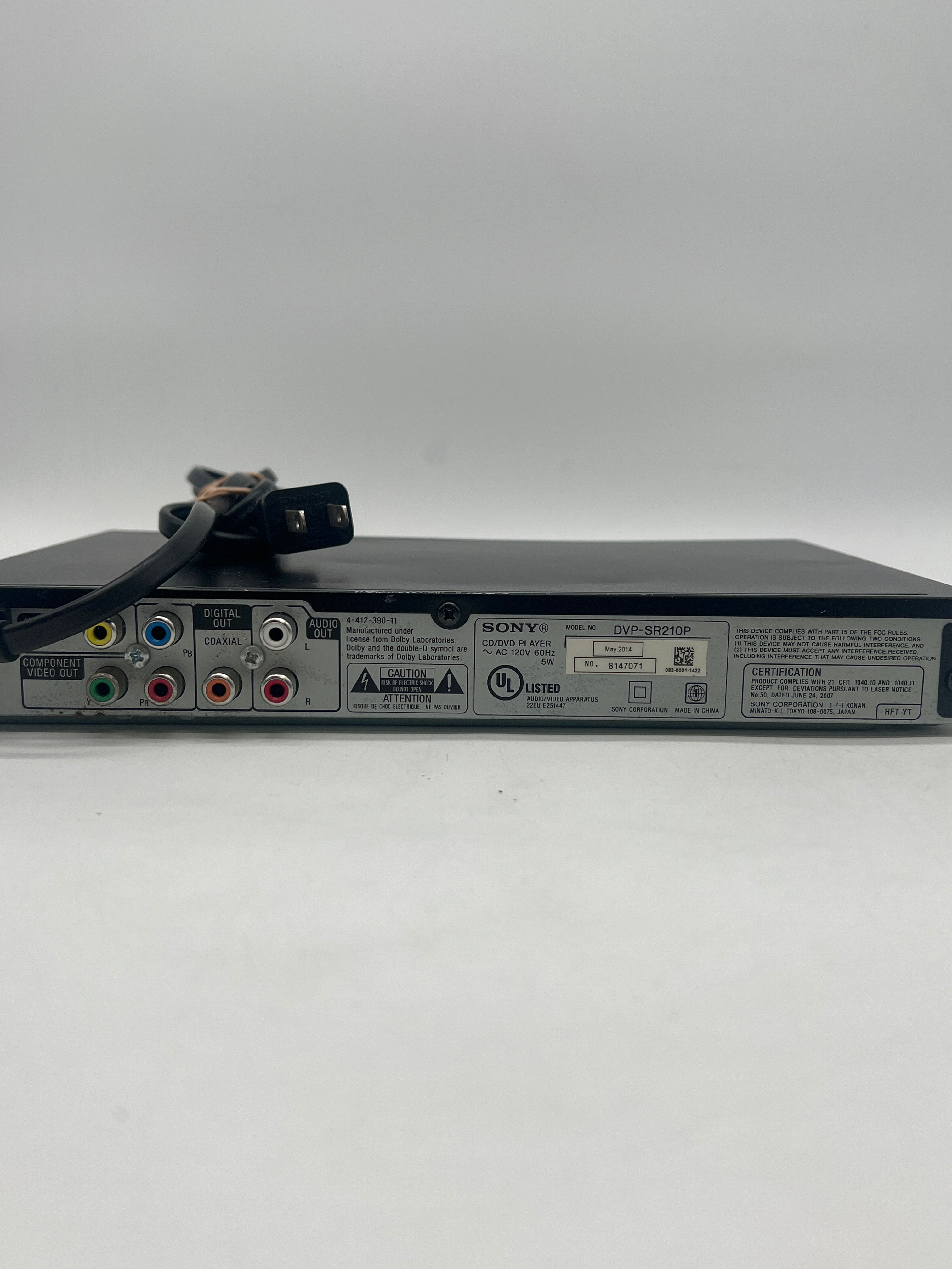Sony DVR-SP210P CD / DVD Player No remote - Used