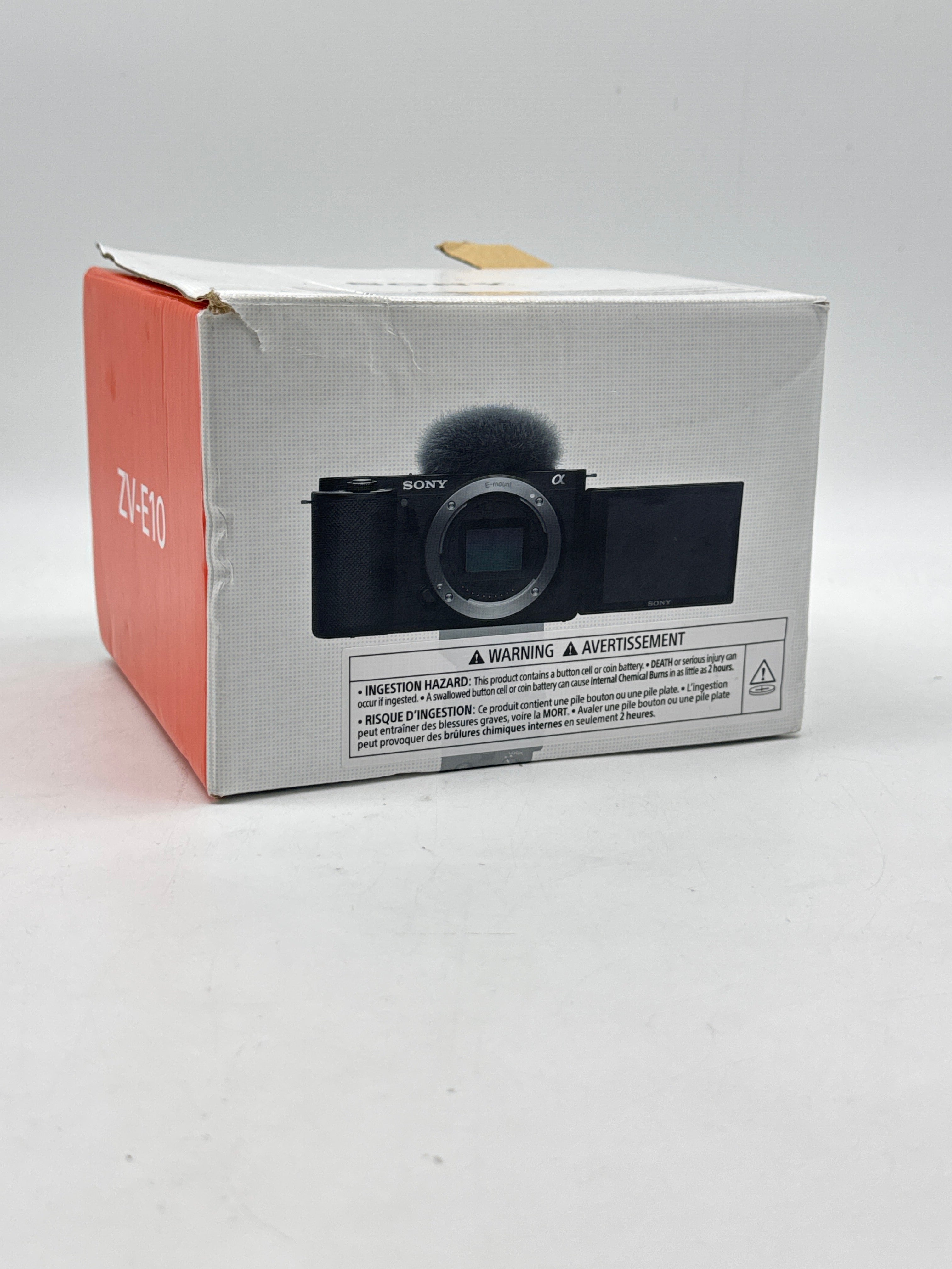 Sony ZV-E10 24.2MP Mirrorless Camera Black - Used with Box