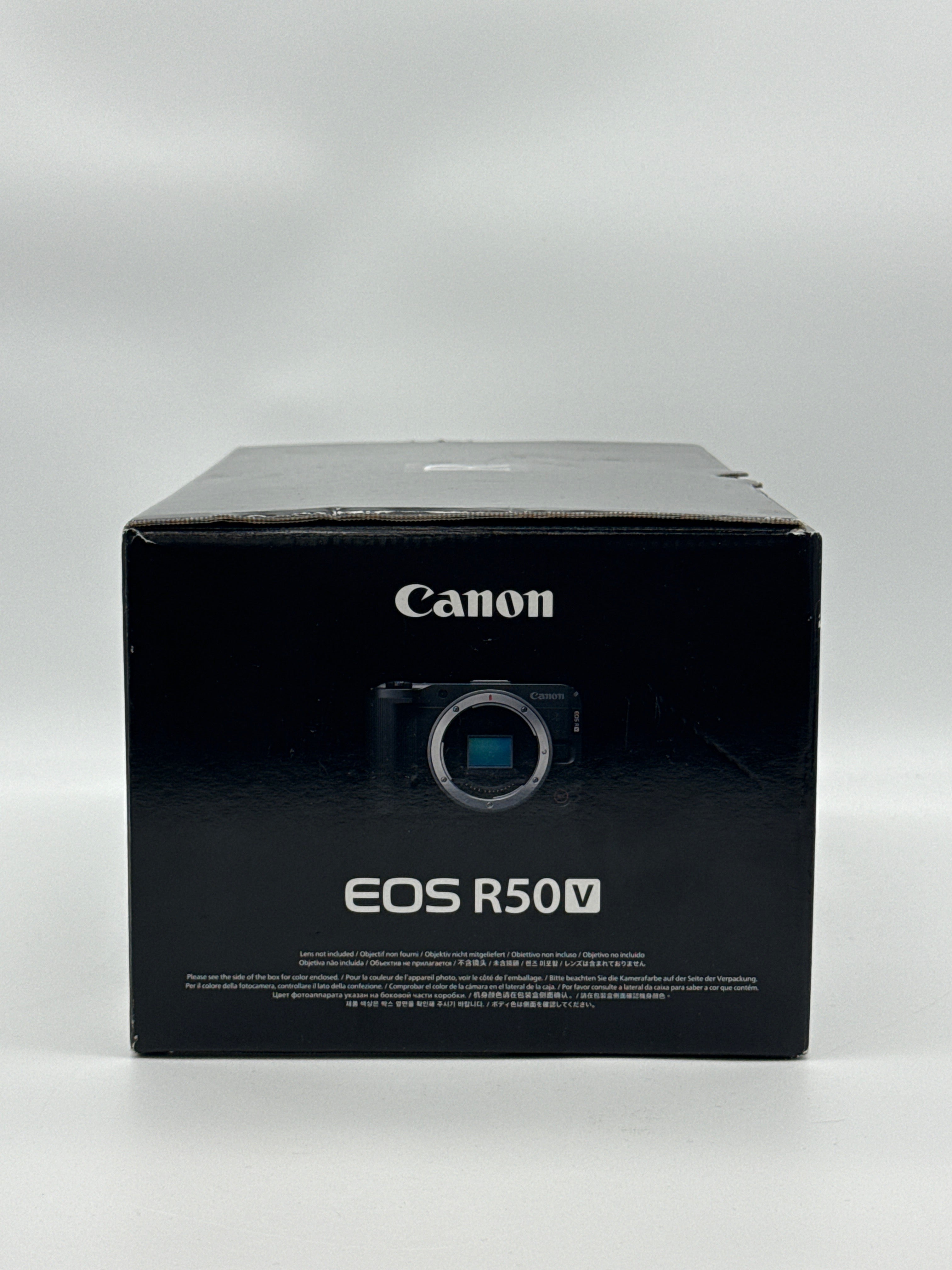 Canon EOS R50 V 24MP APS-C Mirrorless Camera Body Only Black - New