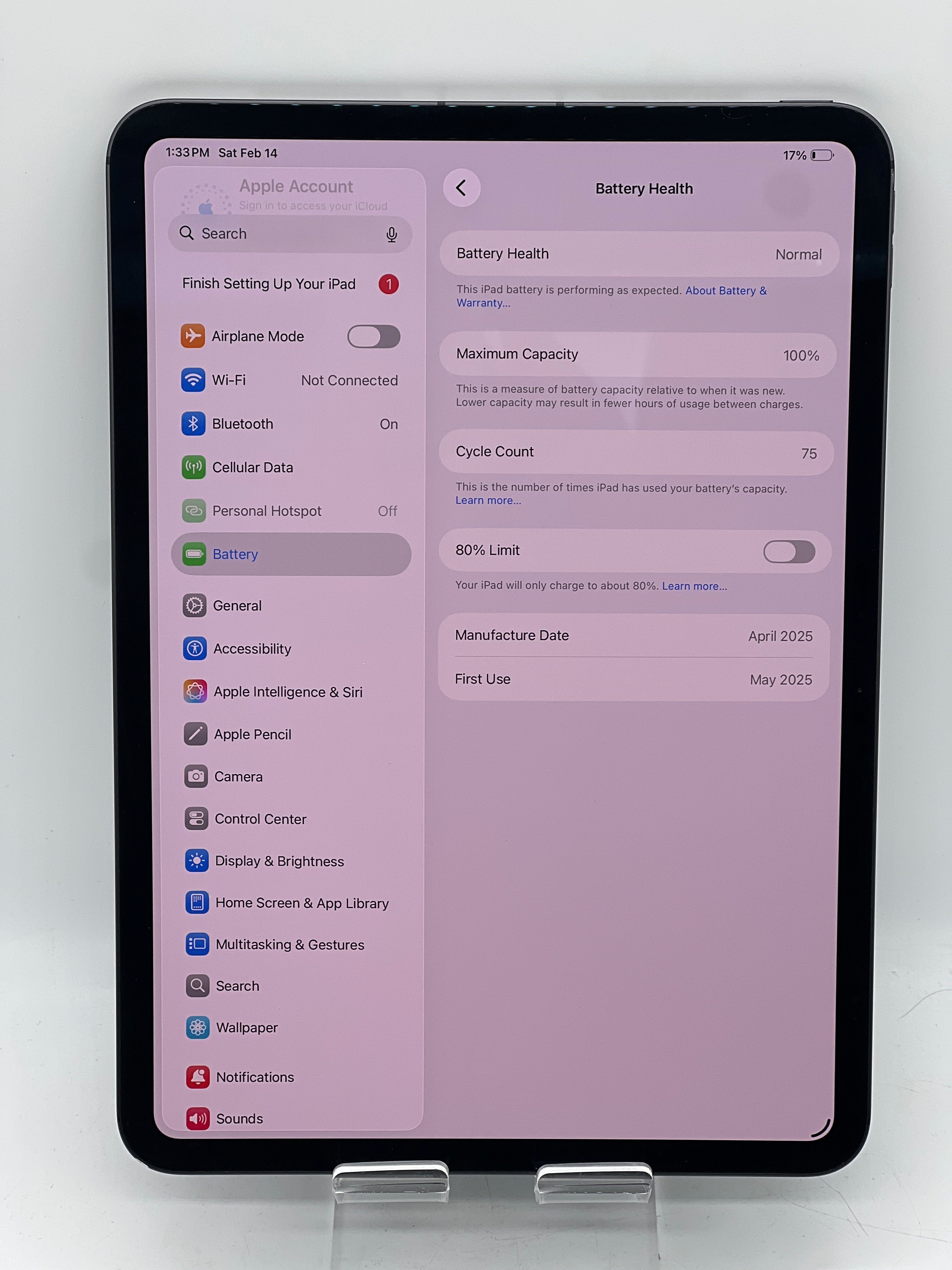 Apple iPad Pro 11" M4 A2837 WIFI + Cellular 256GB Unlocked Gray - Used with Box
