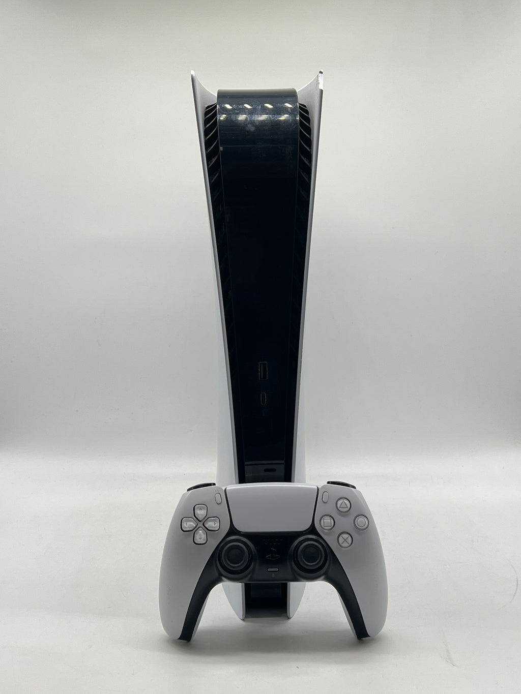 Sony PlayStation 5 Digital CFI-1215B 825GB White w/ 1 Controller For Parts