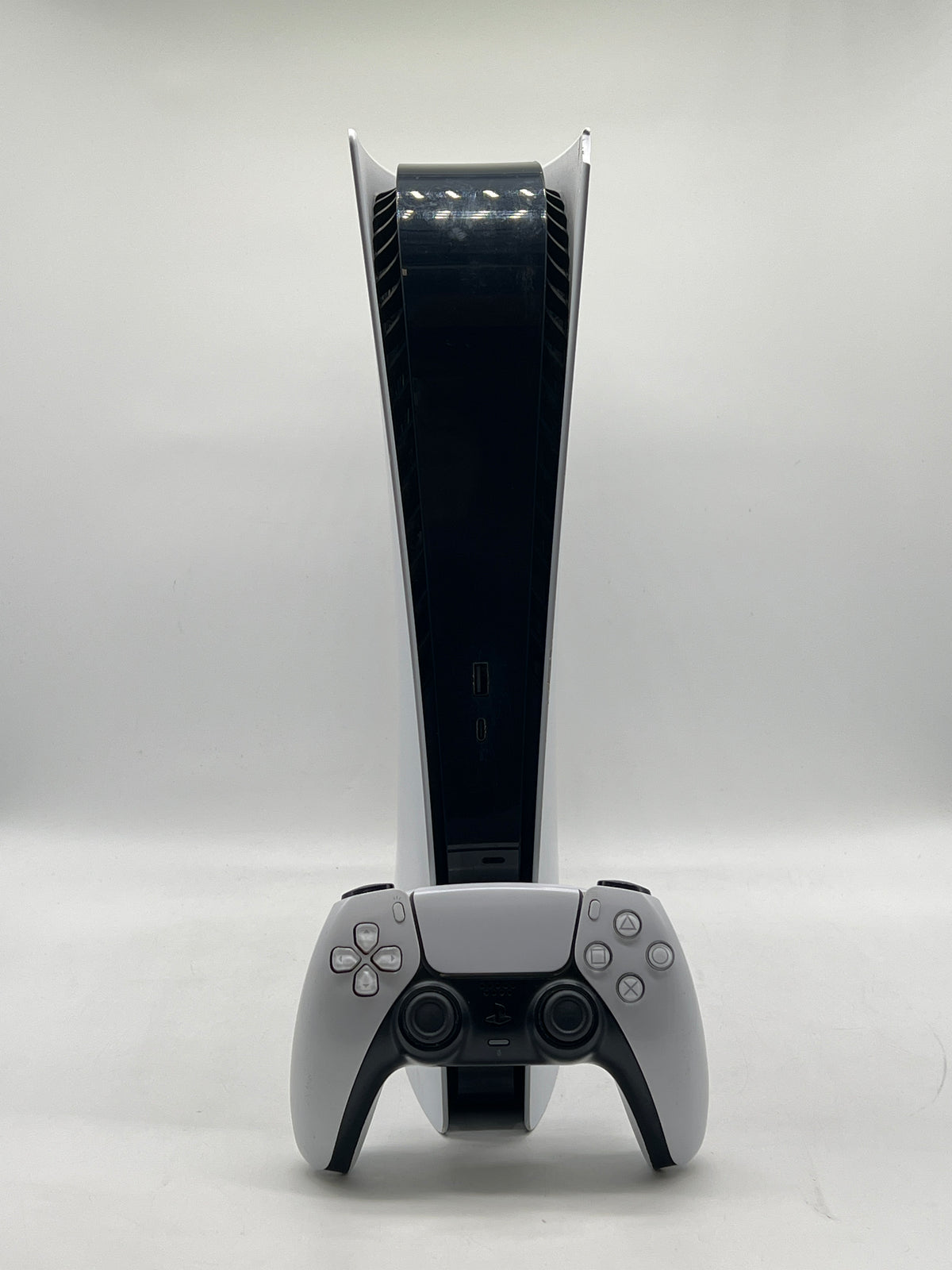 Sony PlayStation 5 Digital CFI-1215B 825GB White w/ 1 Controller For Parts