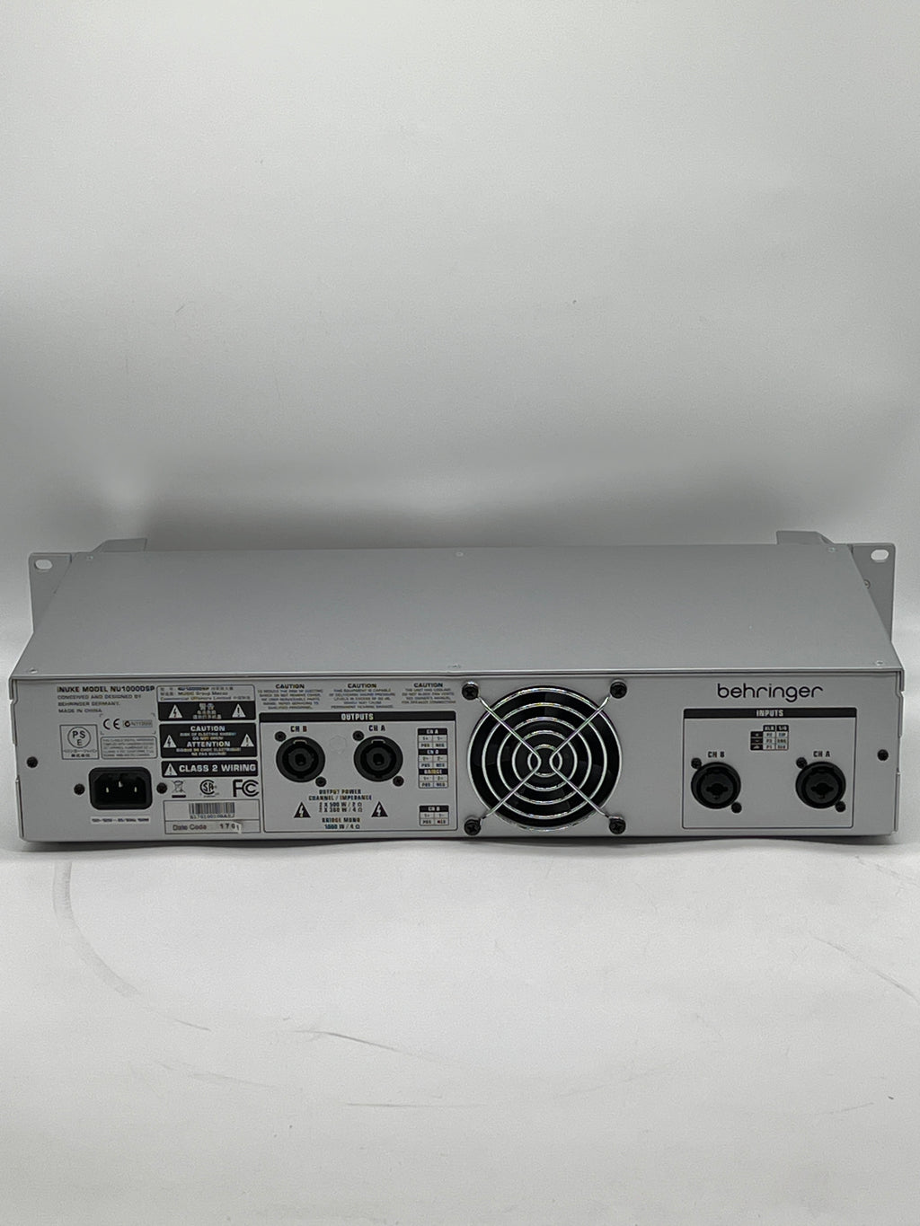 Behringer iNUKE NU1000 Power Amplifier - Used With Box