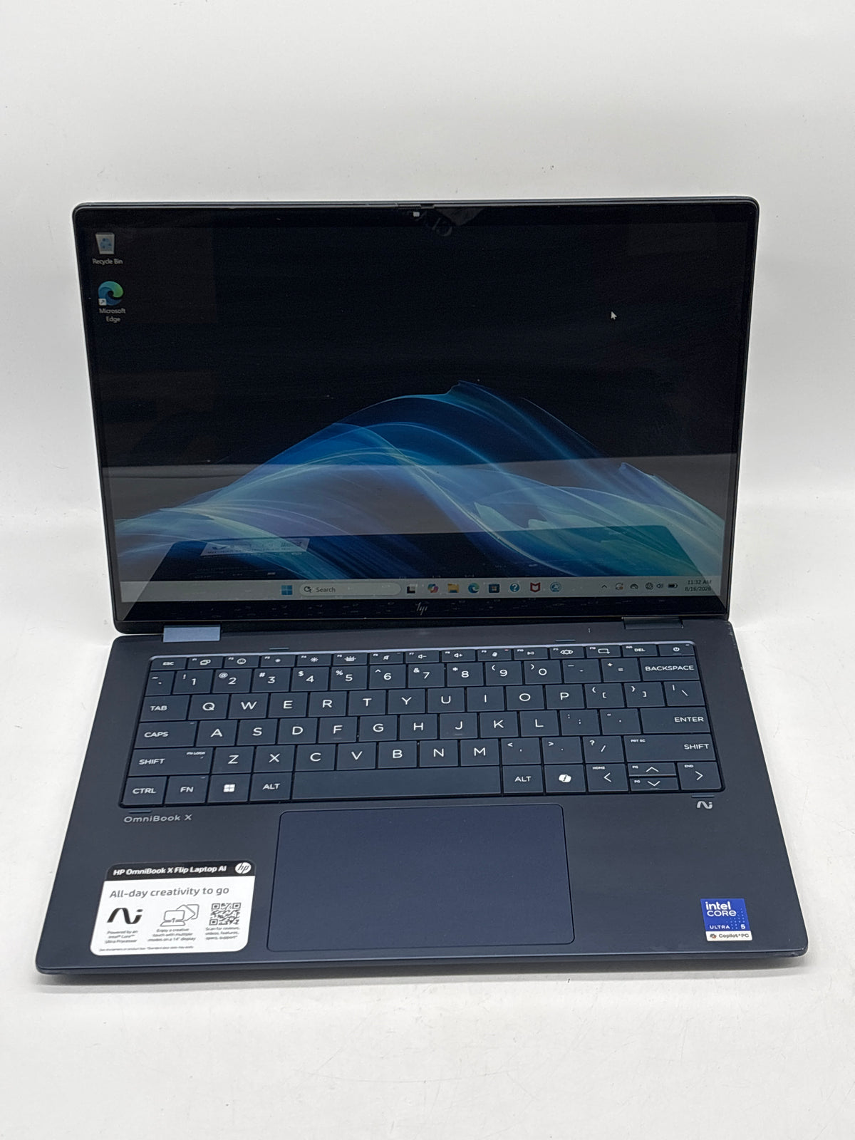 HP Omnibook X Flip 14-fm0013dx Ultra 5 226V 16GB RAM 512GB SSD Blue - Broken Hinge