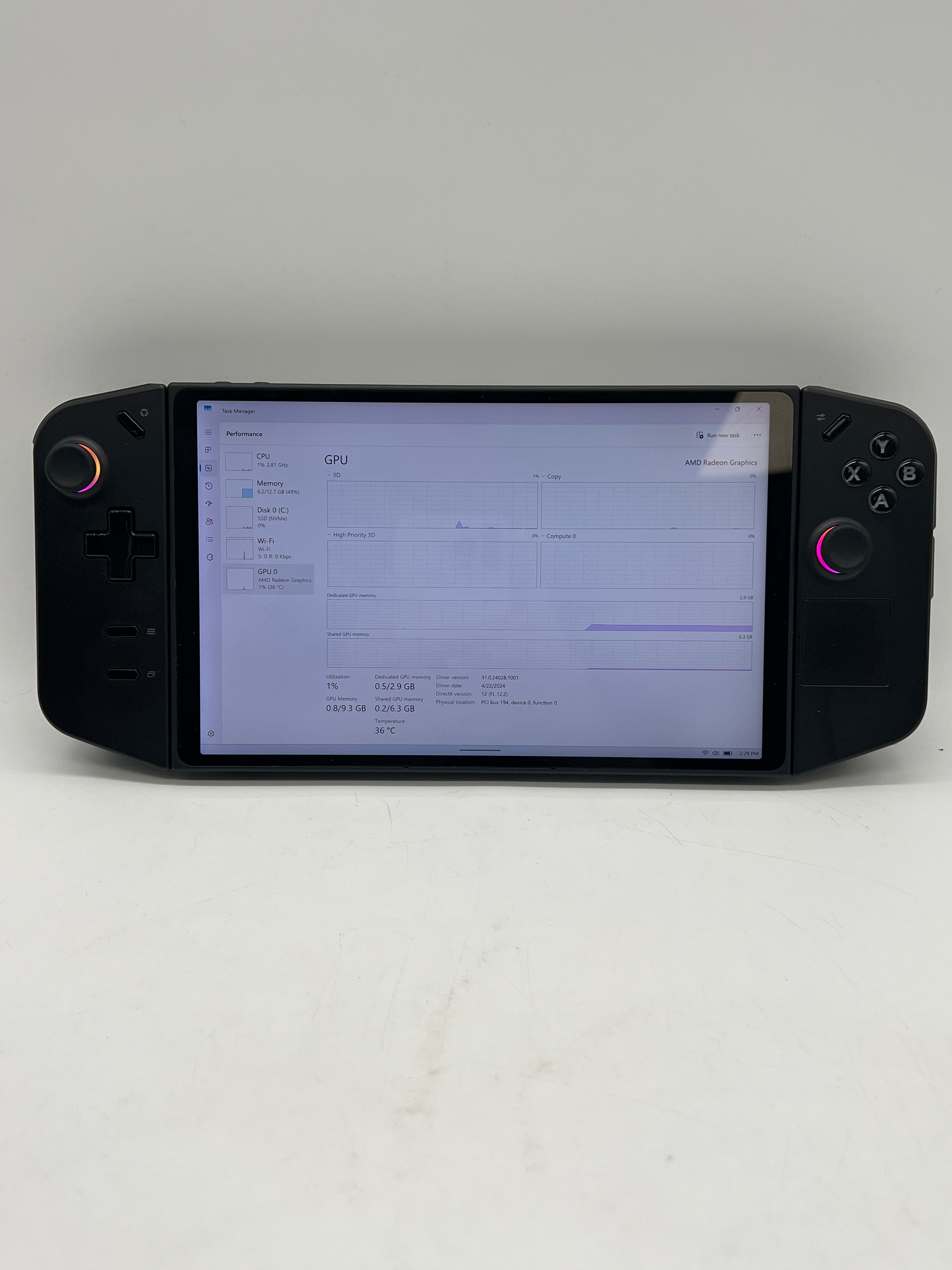 Lenovo Legion Go Handheld Console 8APU1  1TB Black - Used