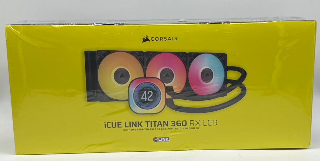 CORSAIR iCUE LINK TITAN 360 RX LCD - New In Box