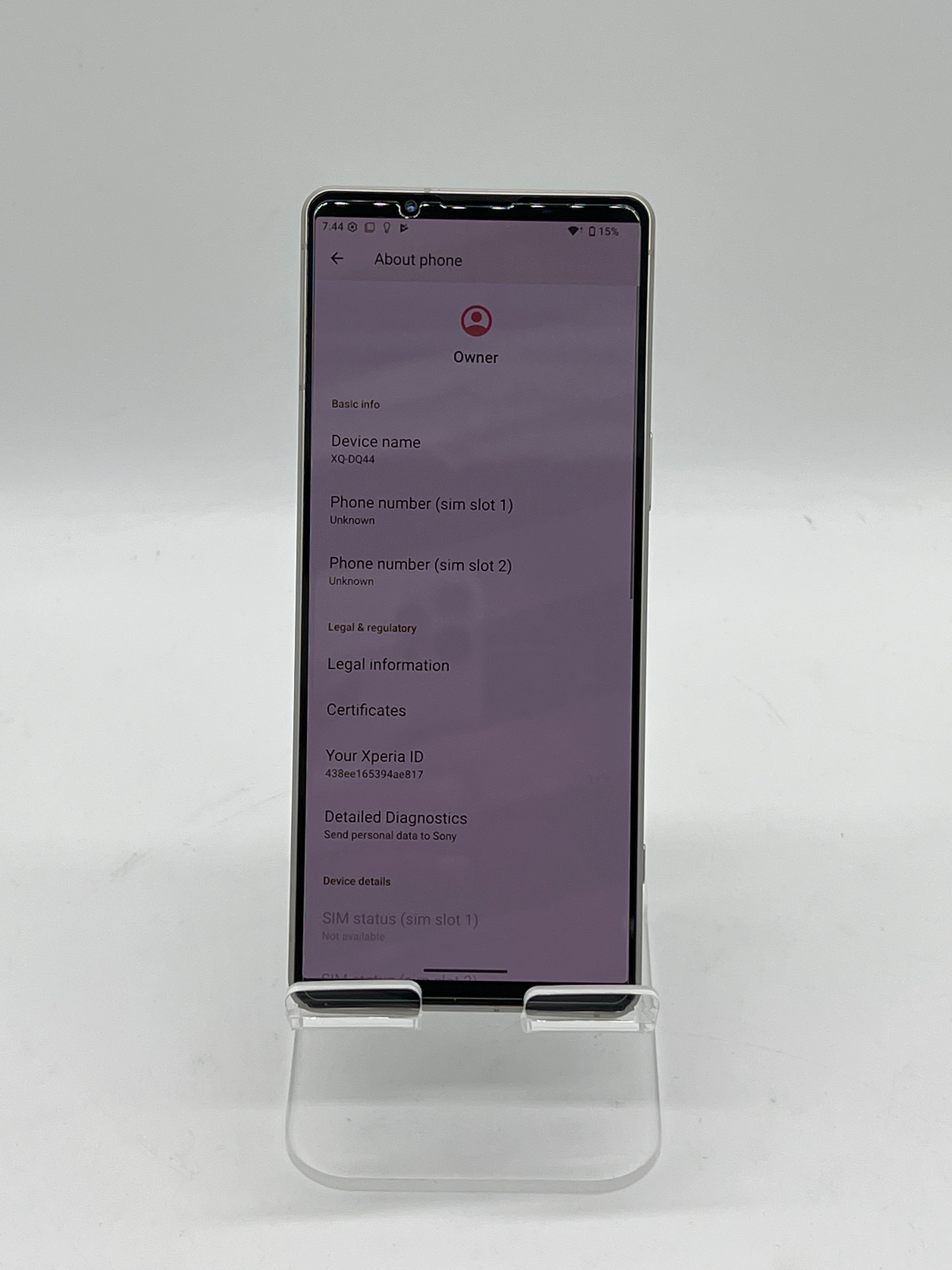 Sony Xperia 1V XQ-DQ44 6.5 Inch 512GB 16GB RAM Dual SIM Unlocked Beige