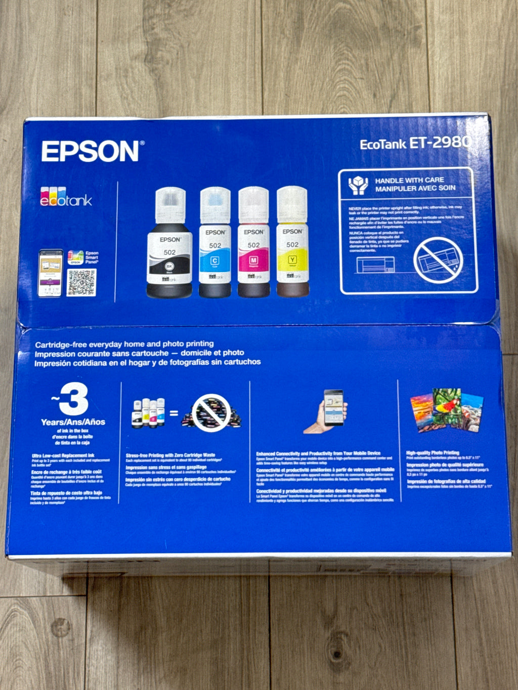 Epson EcoTank ET-2980 All-In-One Wireless Printer - New in Box