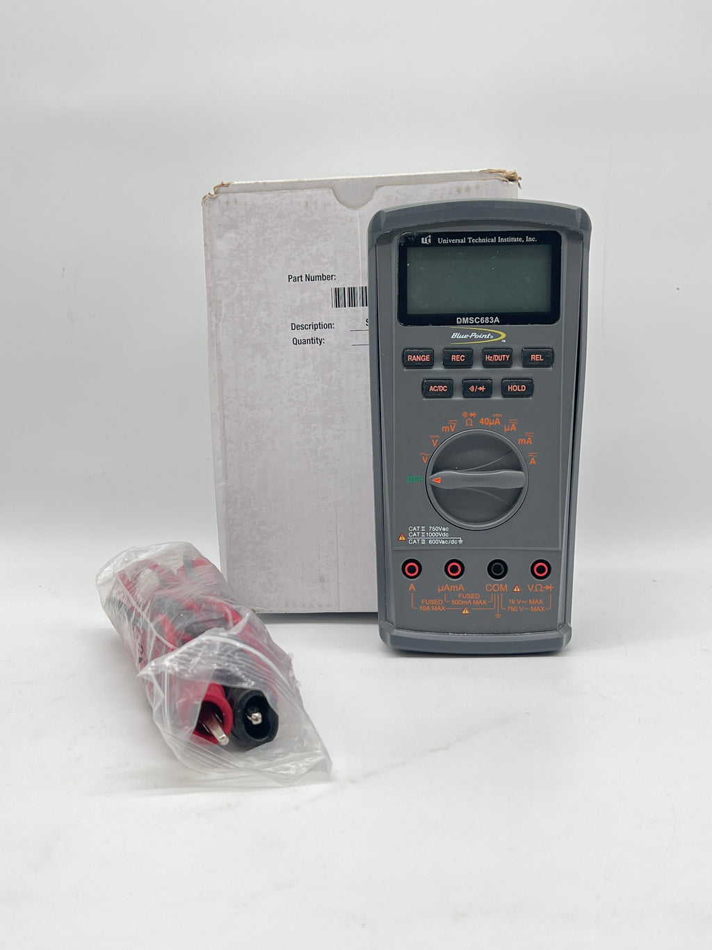 Blue Point UTI DMSC683A Handheld Multimeter Gray - Used