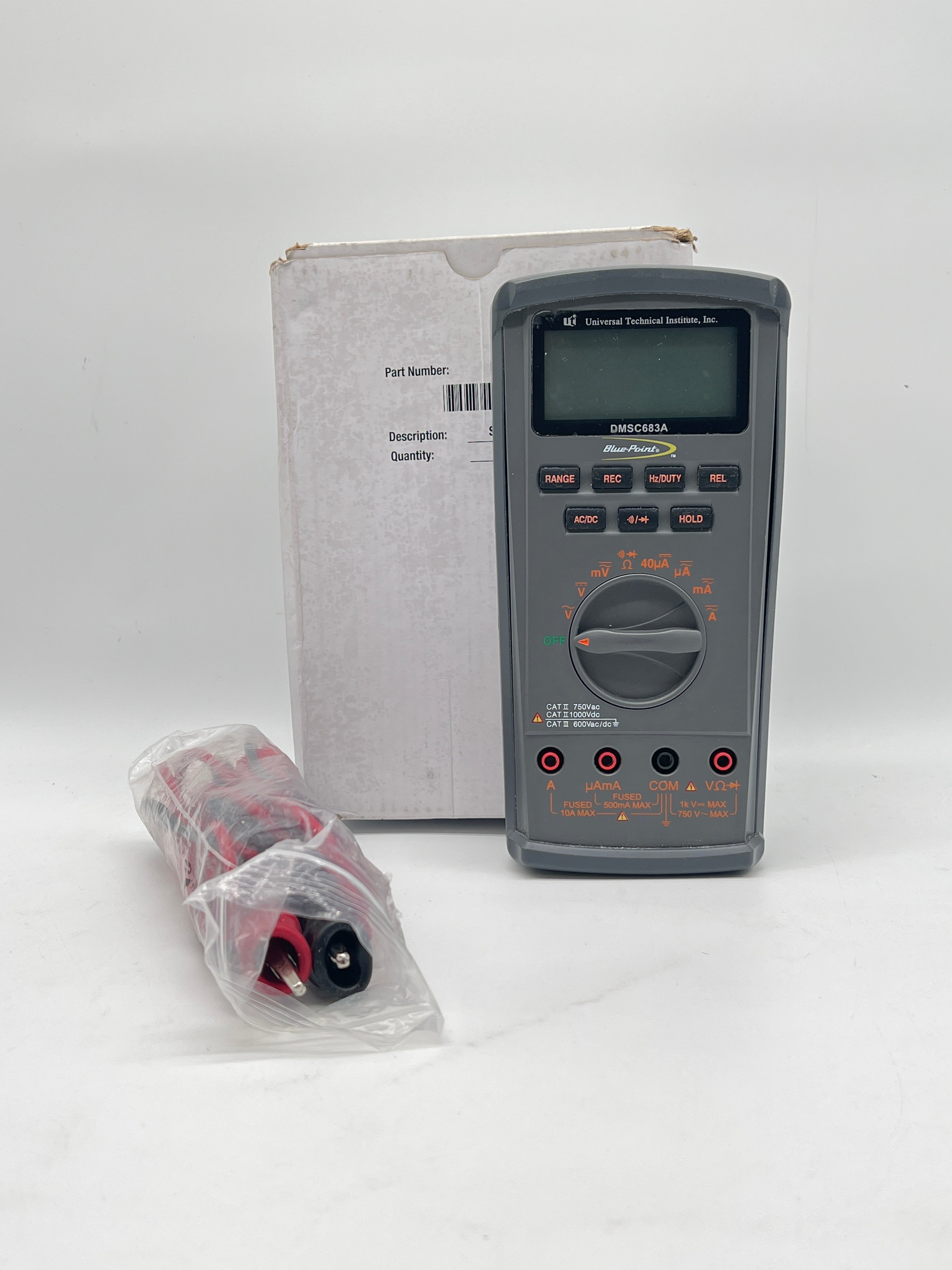 Blue Point UTI DMSC683A Handheld Multimeter Gray - Used