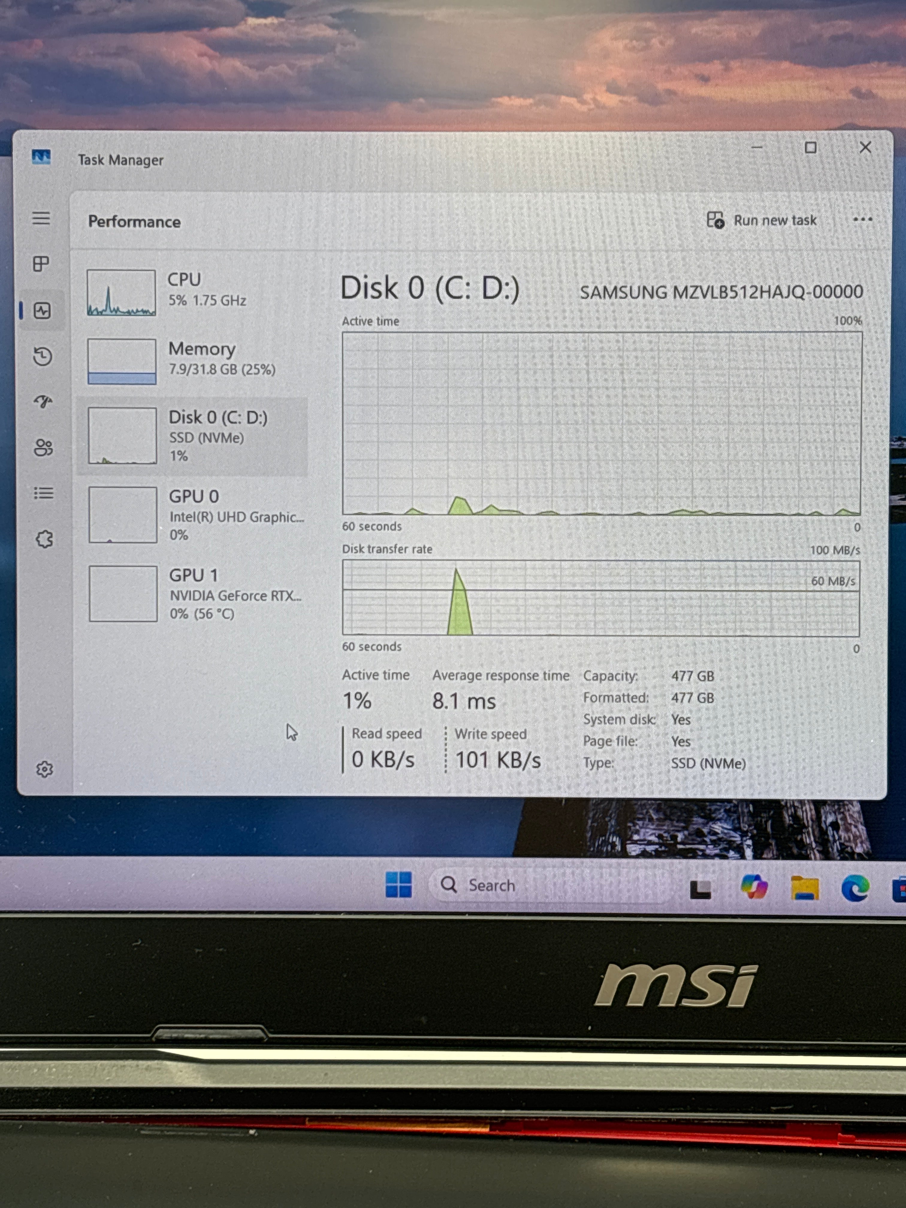 MSI GE63 Raider RGB 9SG i7 32GB RAM 512SSD RTX 2080 With Box - For Parts (Read DESC)