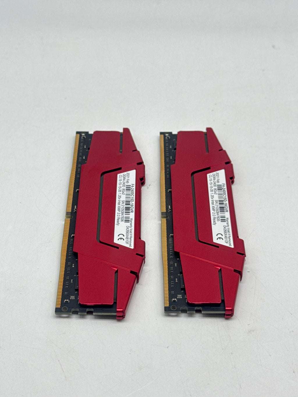 G.SKILL Ripjaws V 16GB 2x8GB DDR4-2400 F4-2400C15D-16GVR