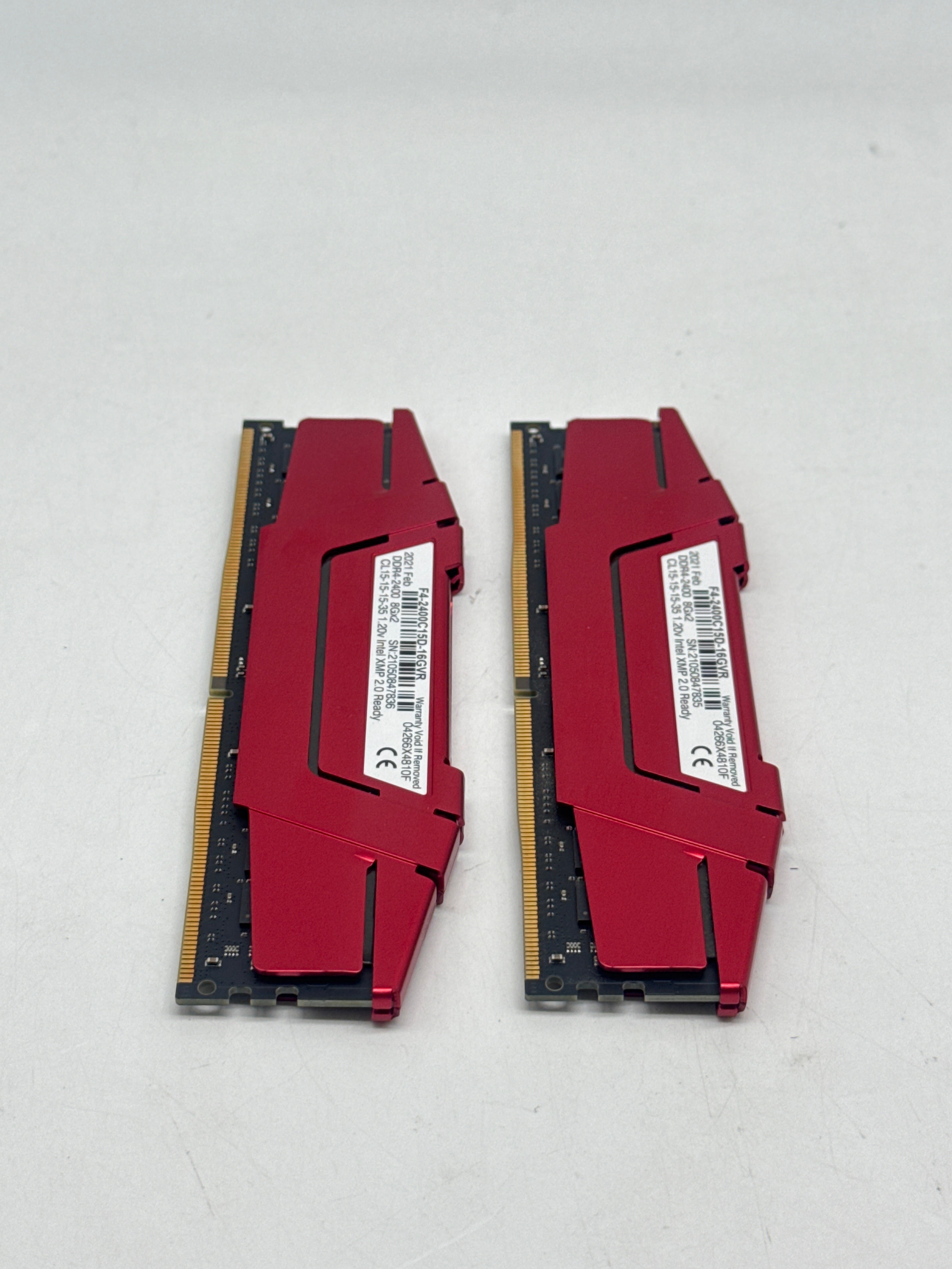 G.SKILL Ripjaws V 16GB 2x8GB DDR4-2400 F4-2400C15D-16GVR