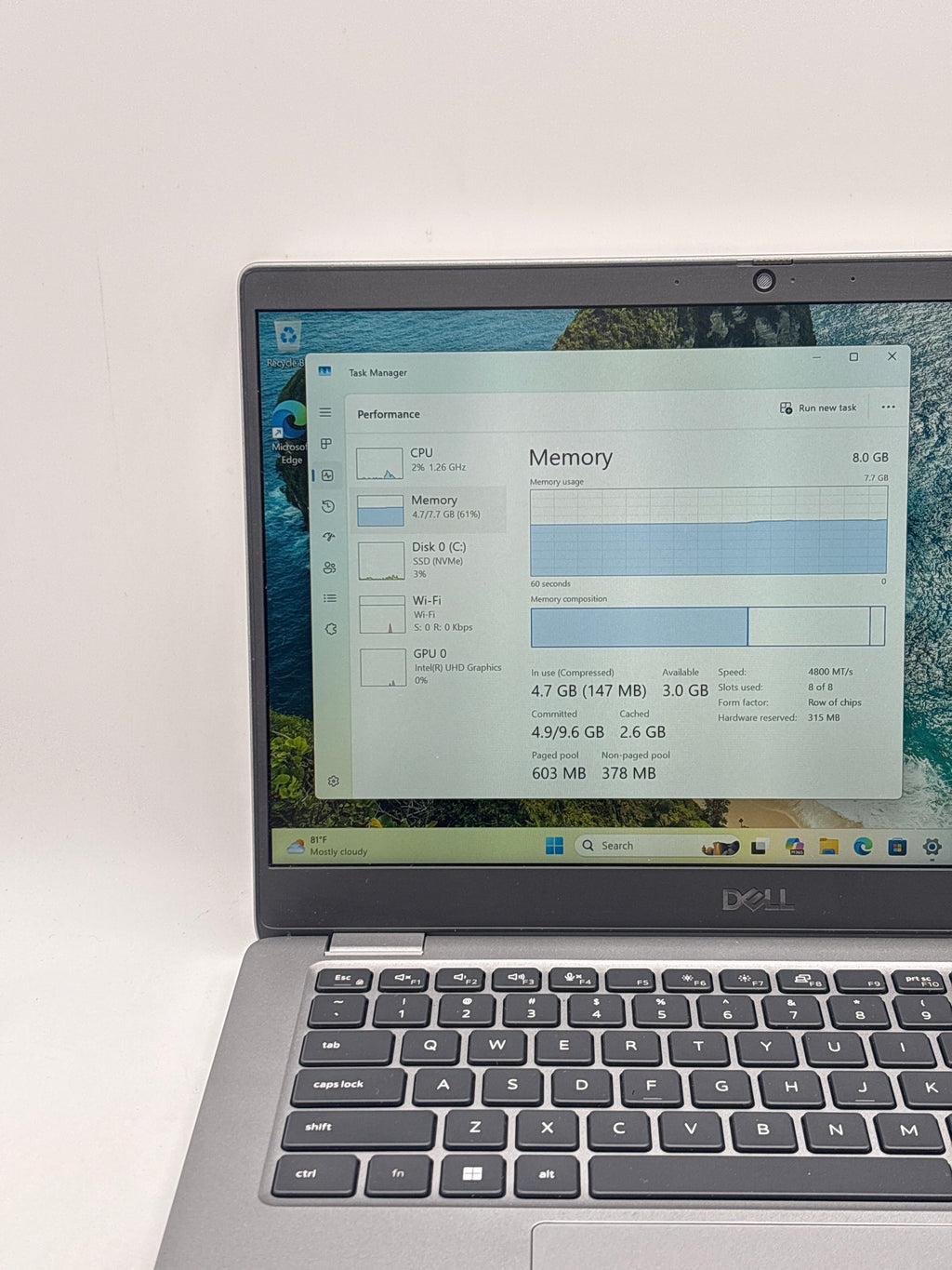 Dell Latitude 3340 i3-1215U 8GB RAM 256GB SSD