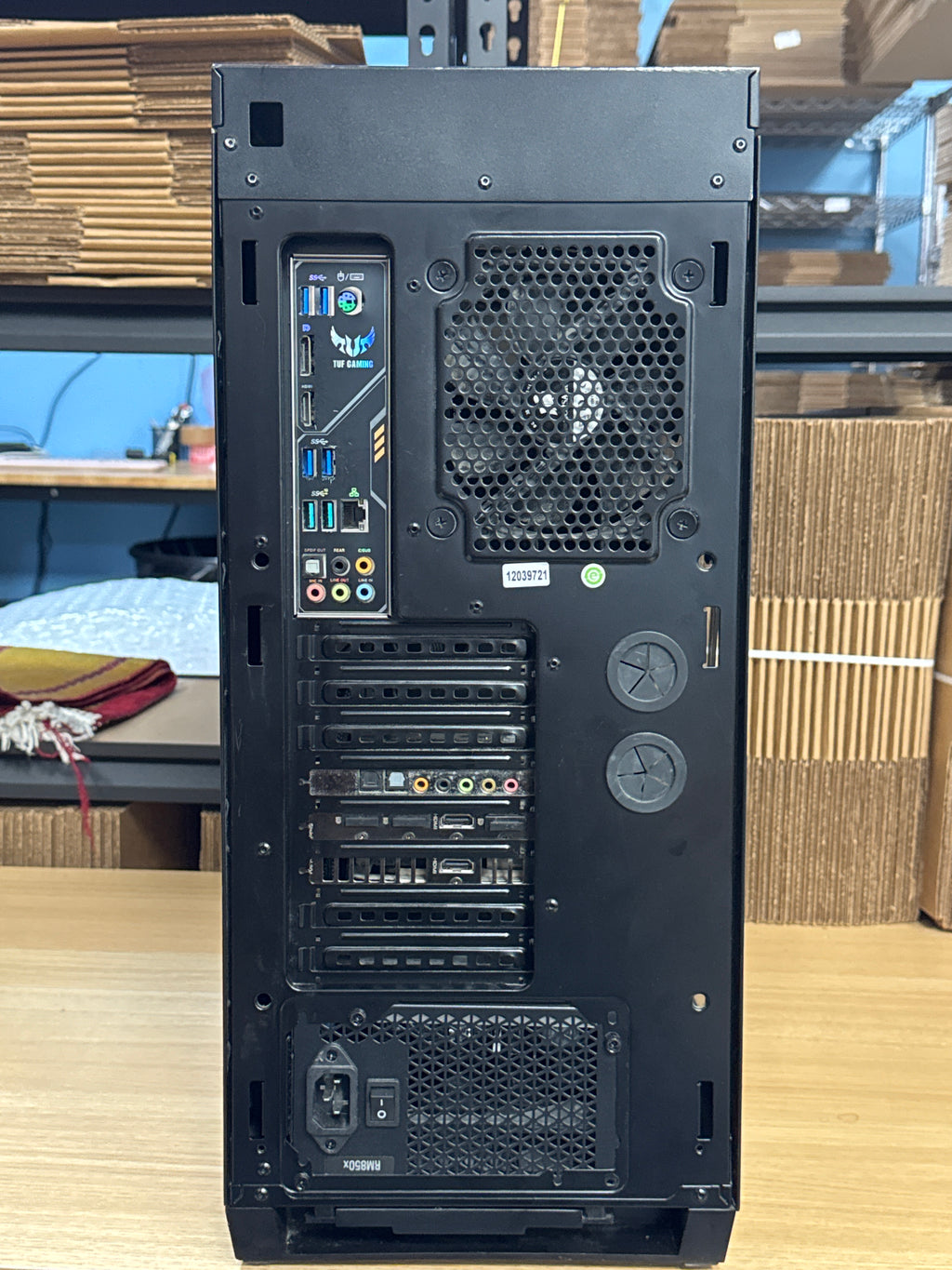 Asus Custom Gaming Desktop Intel i7-9700K 32GB RAM 6TB HDD RTX 3060 - Used