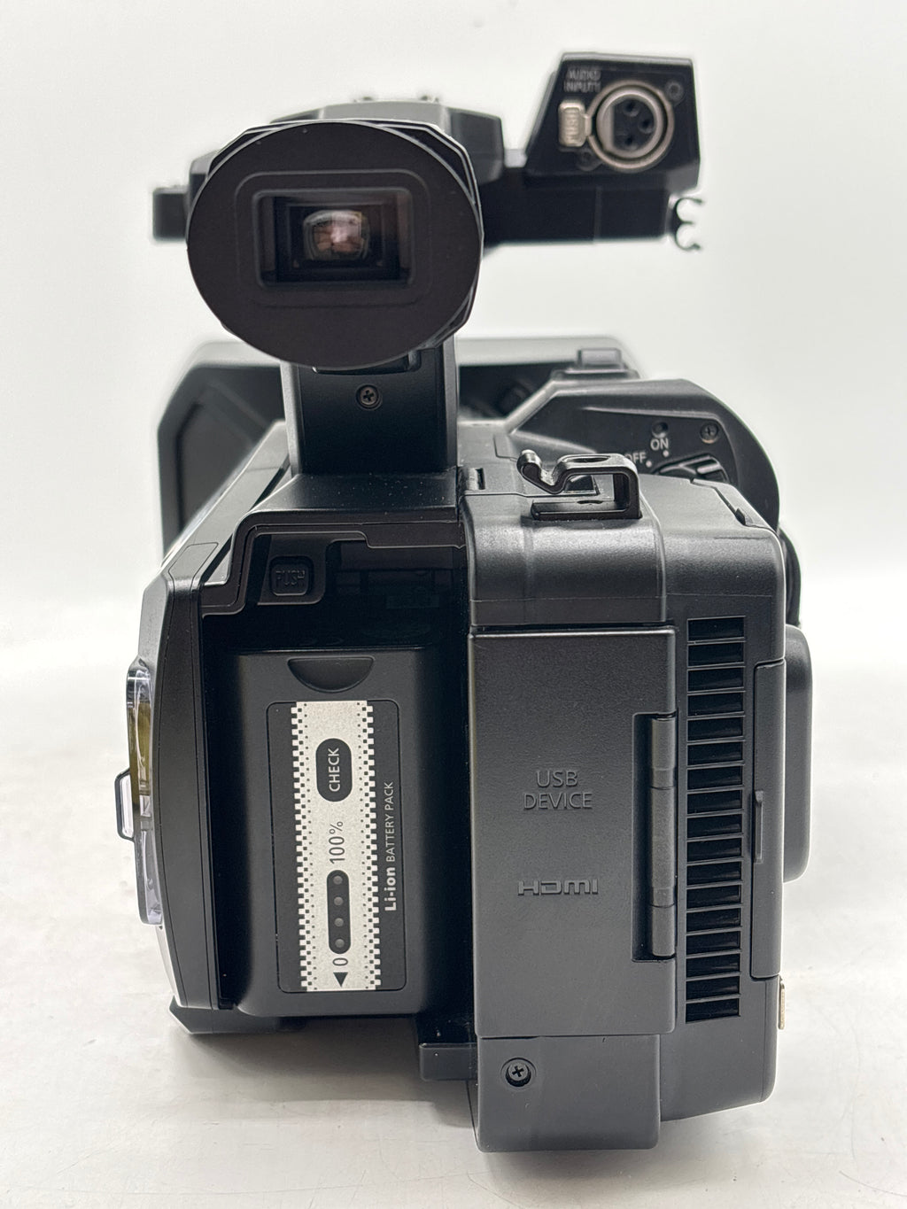 Panasonic AG-UX90 AG-UX90PJ 17.78MP Professional Camcorder Black - 209hours - Used