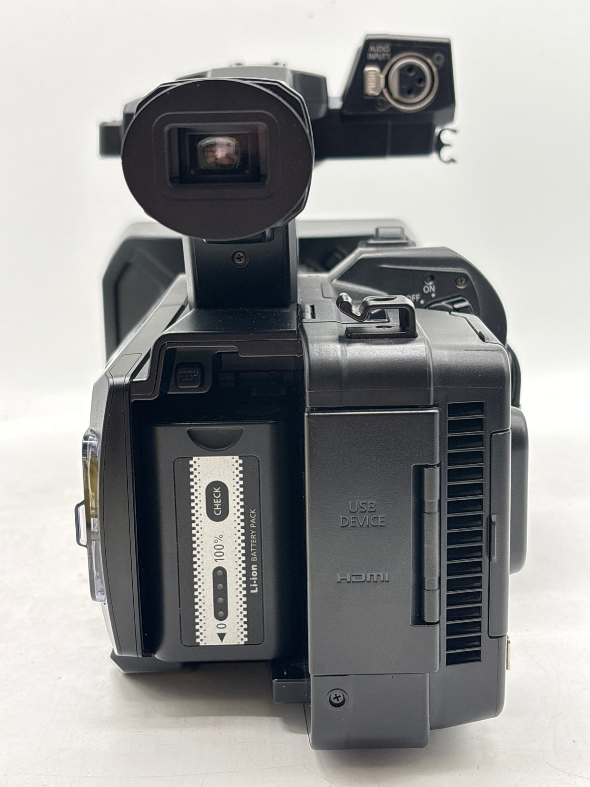 Panasonic AG-UX90 AG-UX90PJ 17.78MP Professional Camcorder Black - 209hours - Used